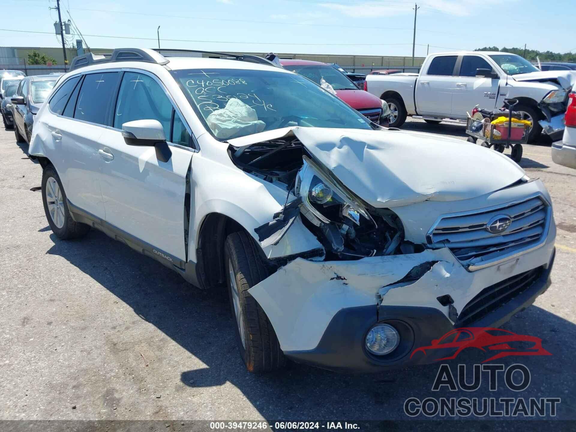 SUBARU OUTBACK 2017 - 4S4BSAFC8H3219823