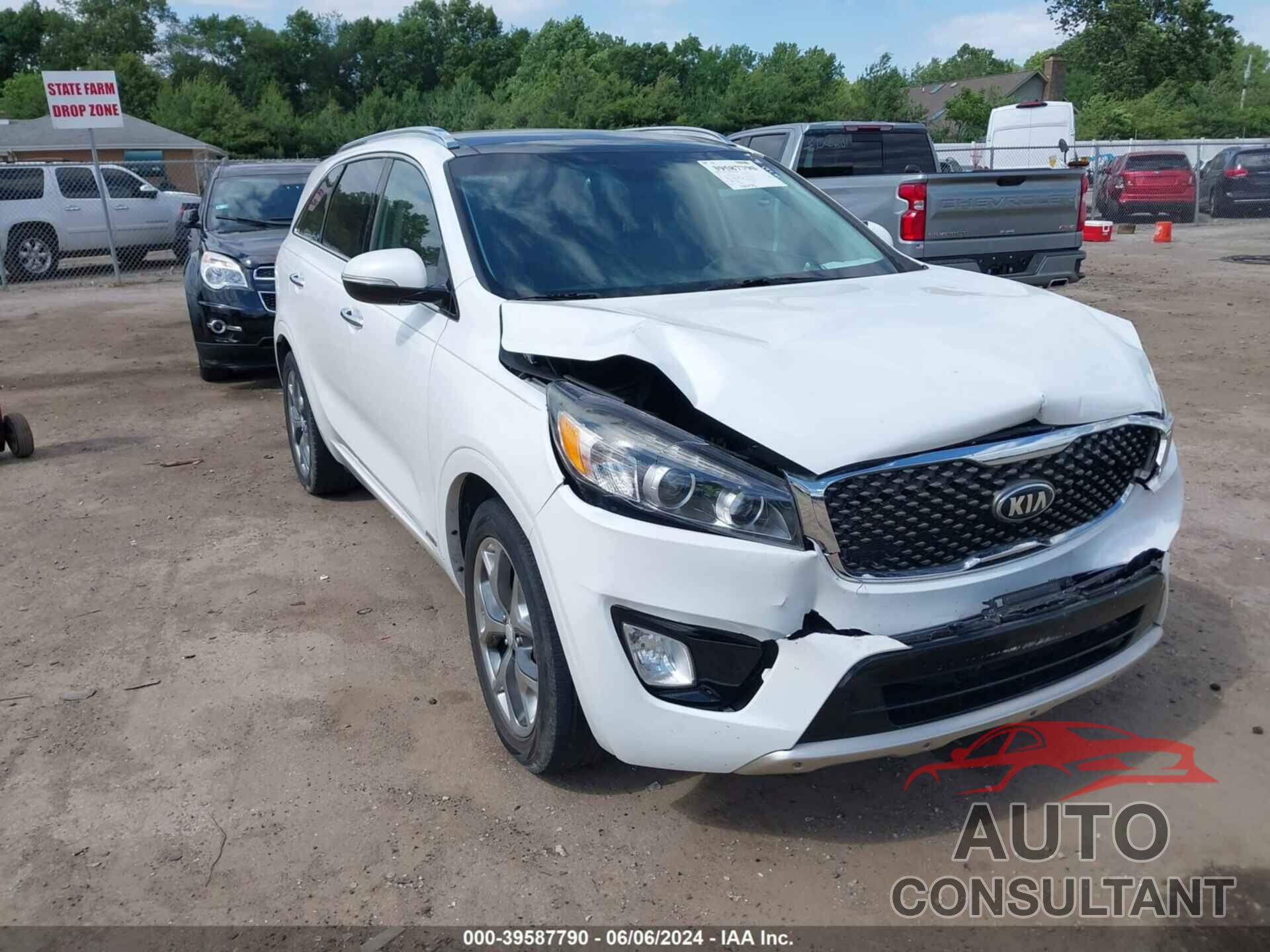 KIA SORENTO 2016 - 5XYPKDA50GG083430