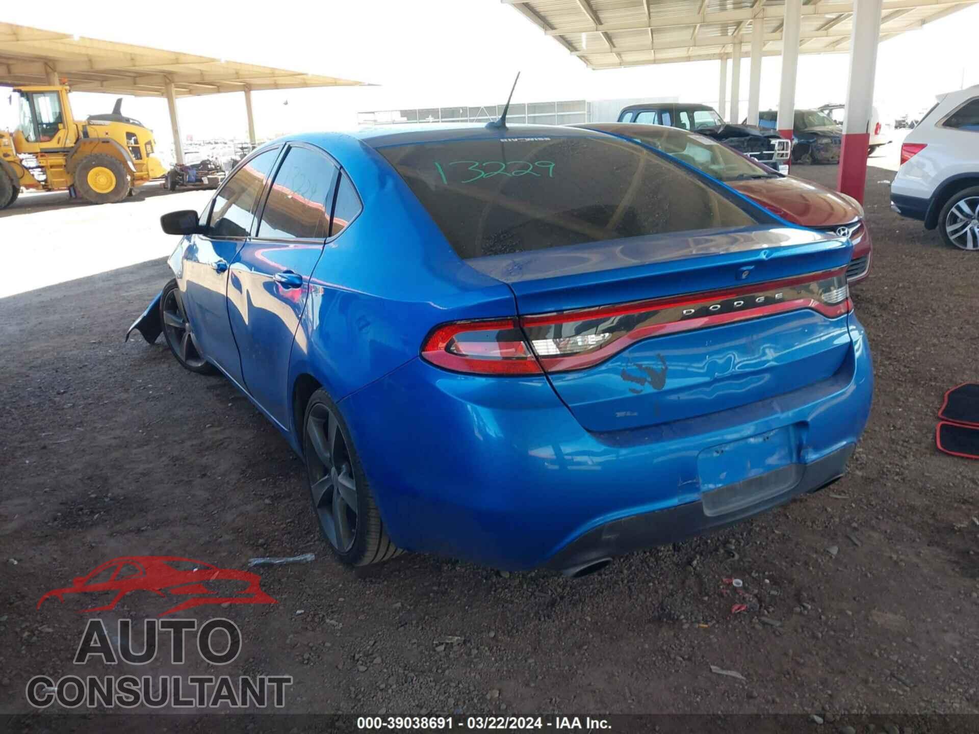 DODGE DART 2015 - 1C3CDFEB3FD224075