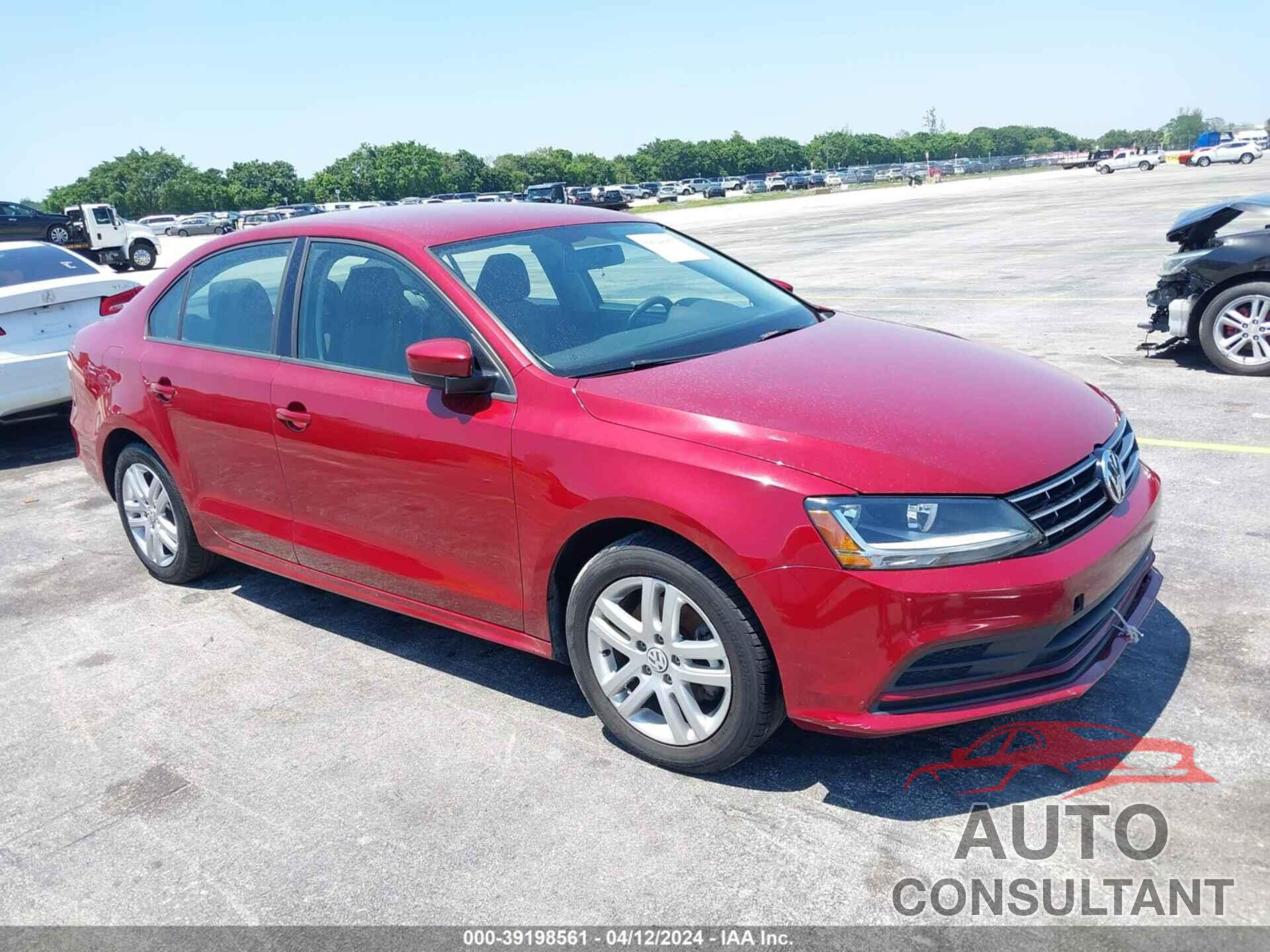 VOLKSWAGEN JETTA 2018 - 3VW2B7AJ6JM252351