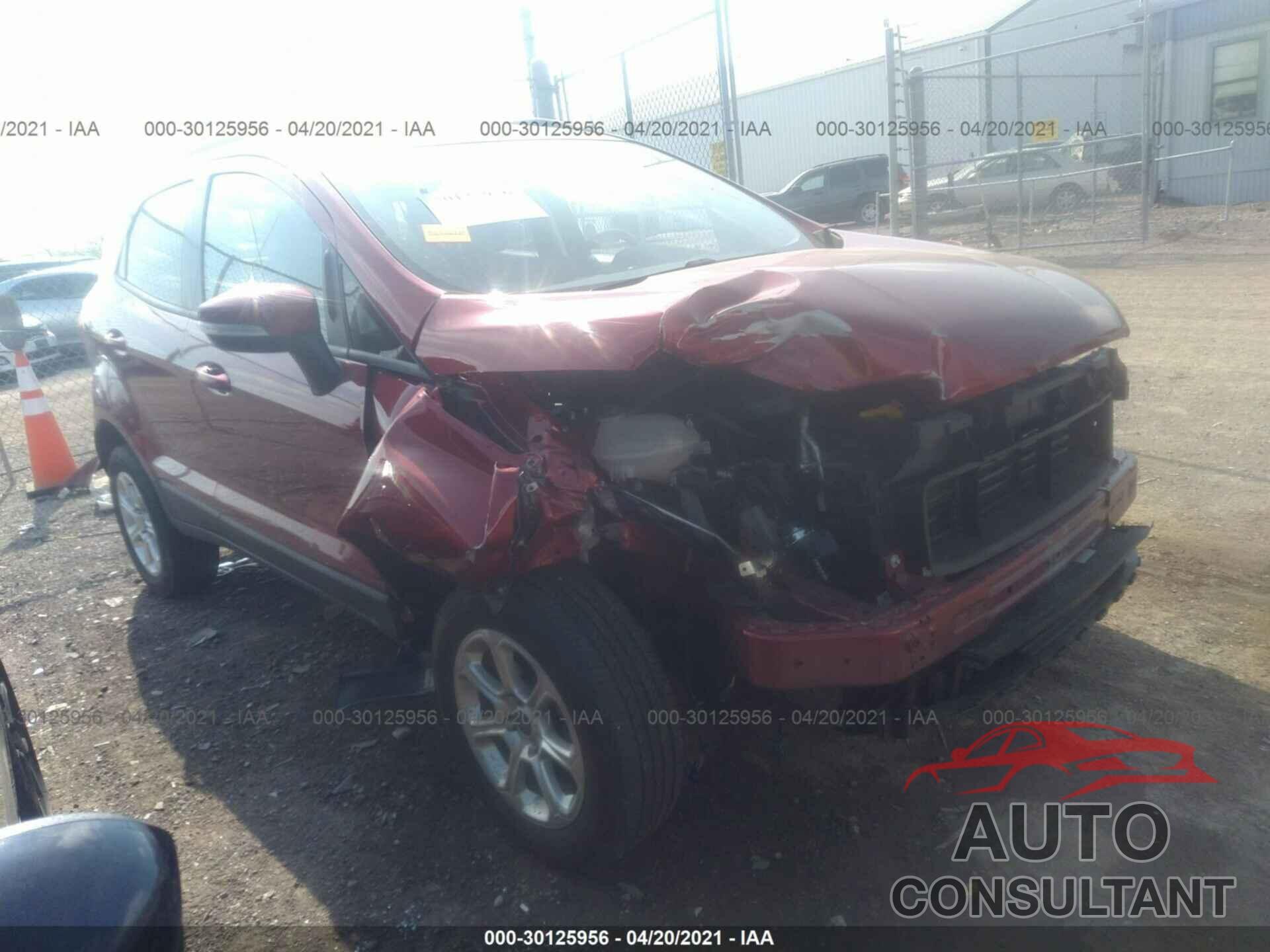 FORD ECOSPORT 2020 - MAJ6S3GL6LC324049