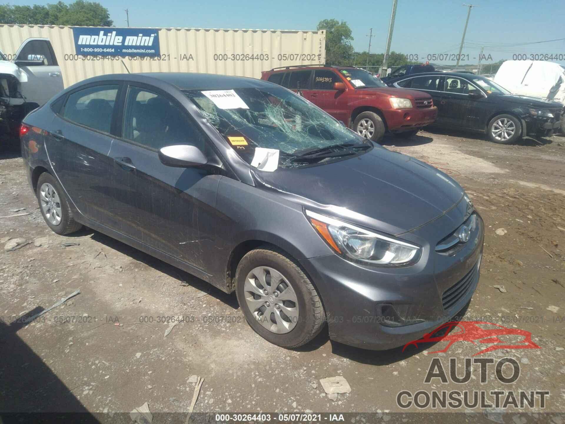 HYUNDAI ACCENT 2017 - KMHCT4AE7HU219026
