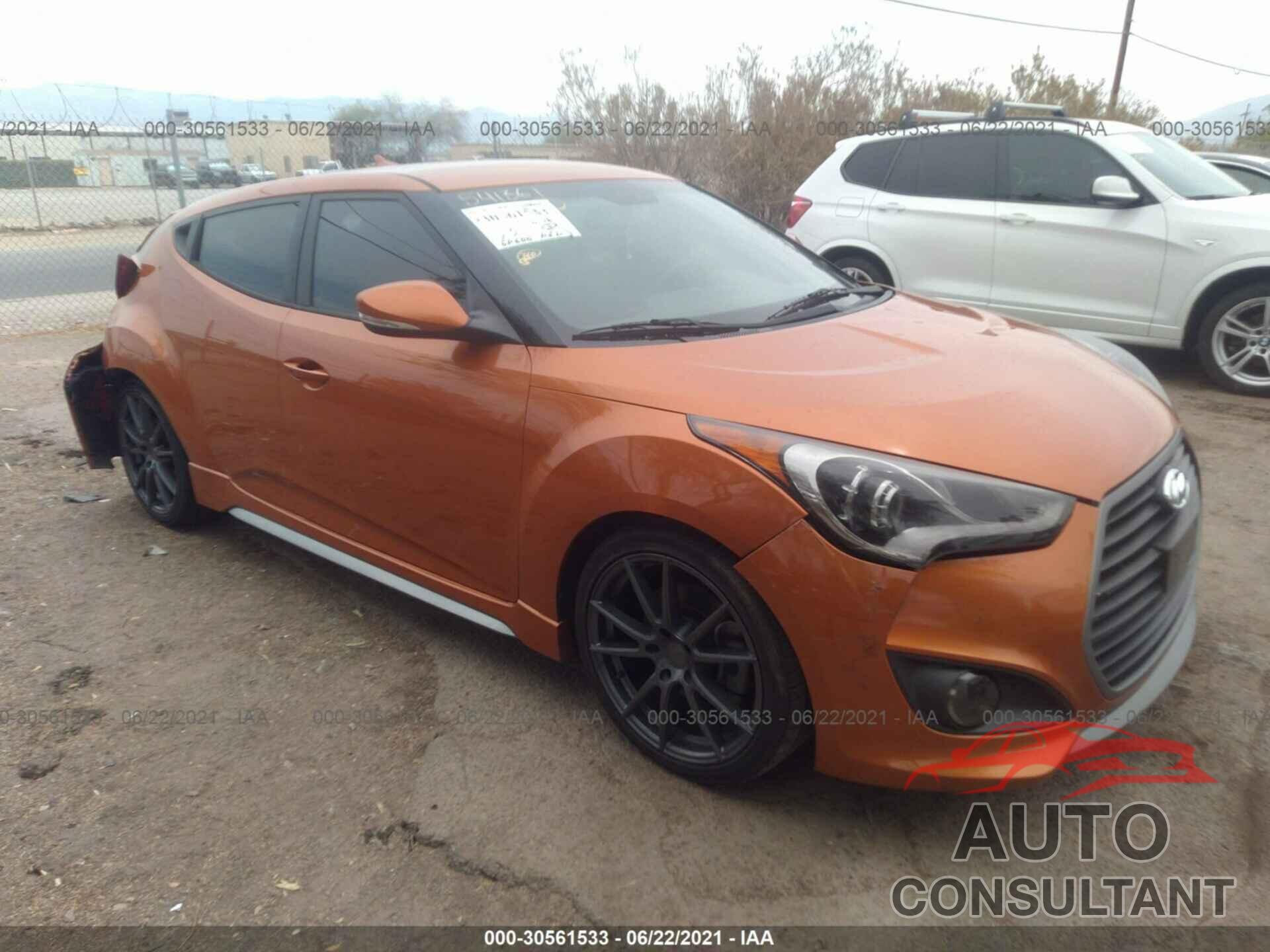 HYUNDAI VELOSTER 2016 - KMHTC6AEXGU263693