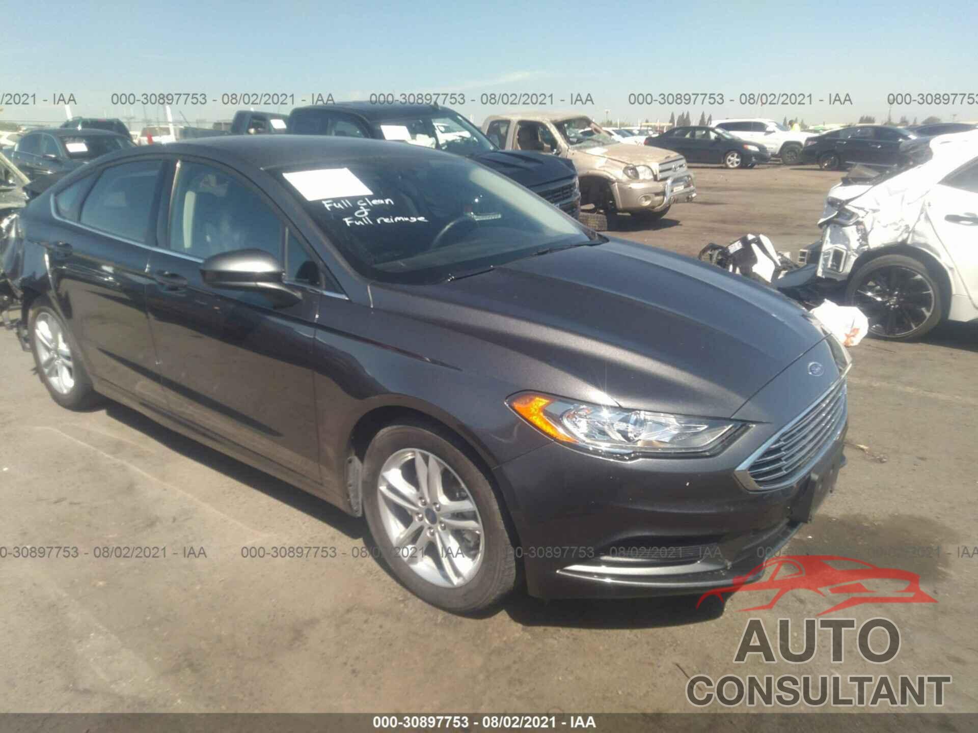 FORD FUSION 2018 - 3FA6P0HD9JR167963
