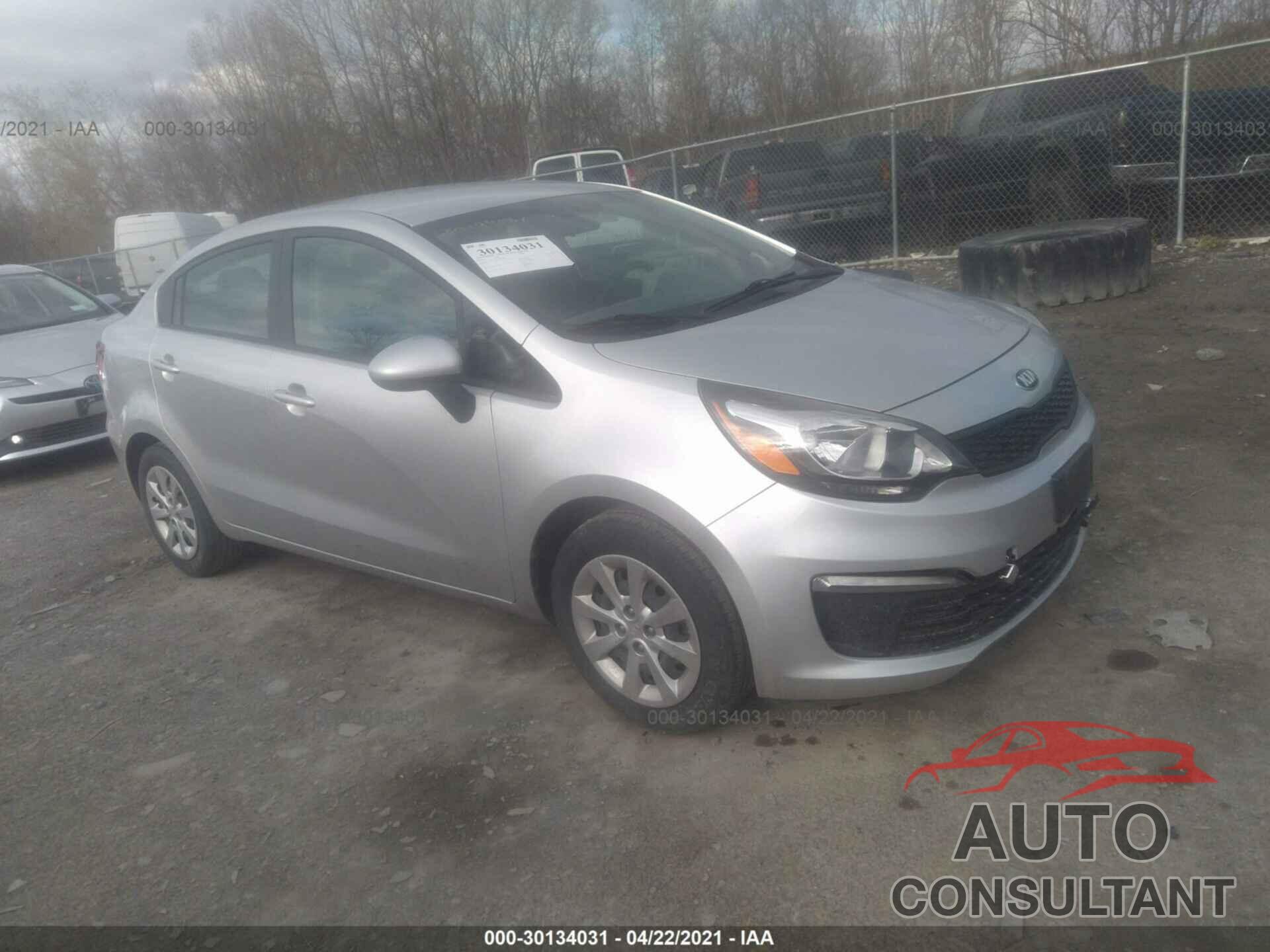 KIA RIO 2016 - KNADM4A3XG6658984