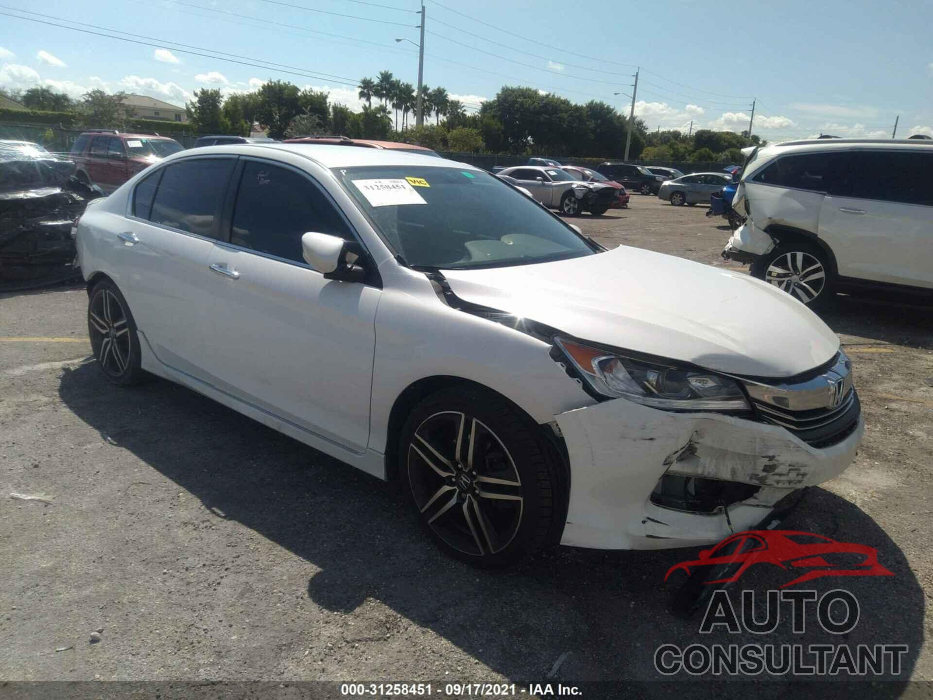 HONDA ACCORD SEDAN 2016 - 1HGCR2F5XGA091981