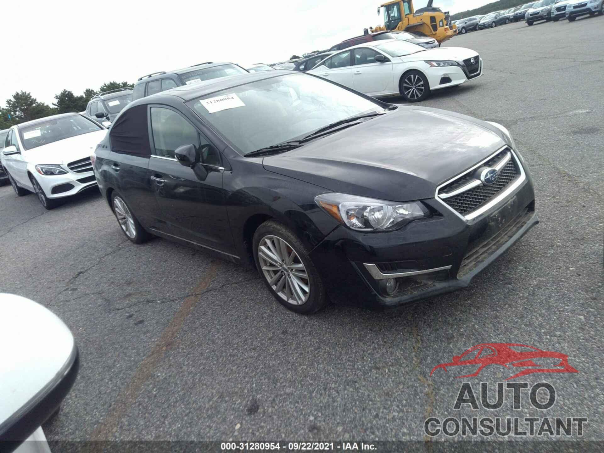 SUBARU IMPREZA SEDAN 2016 - JF1GJAN60GH008907