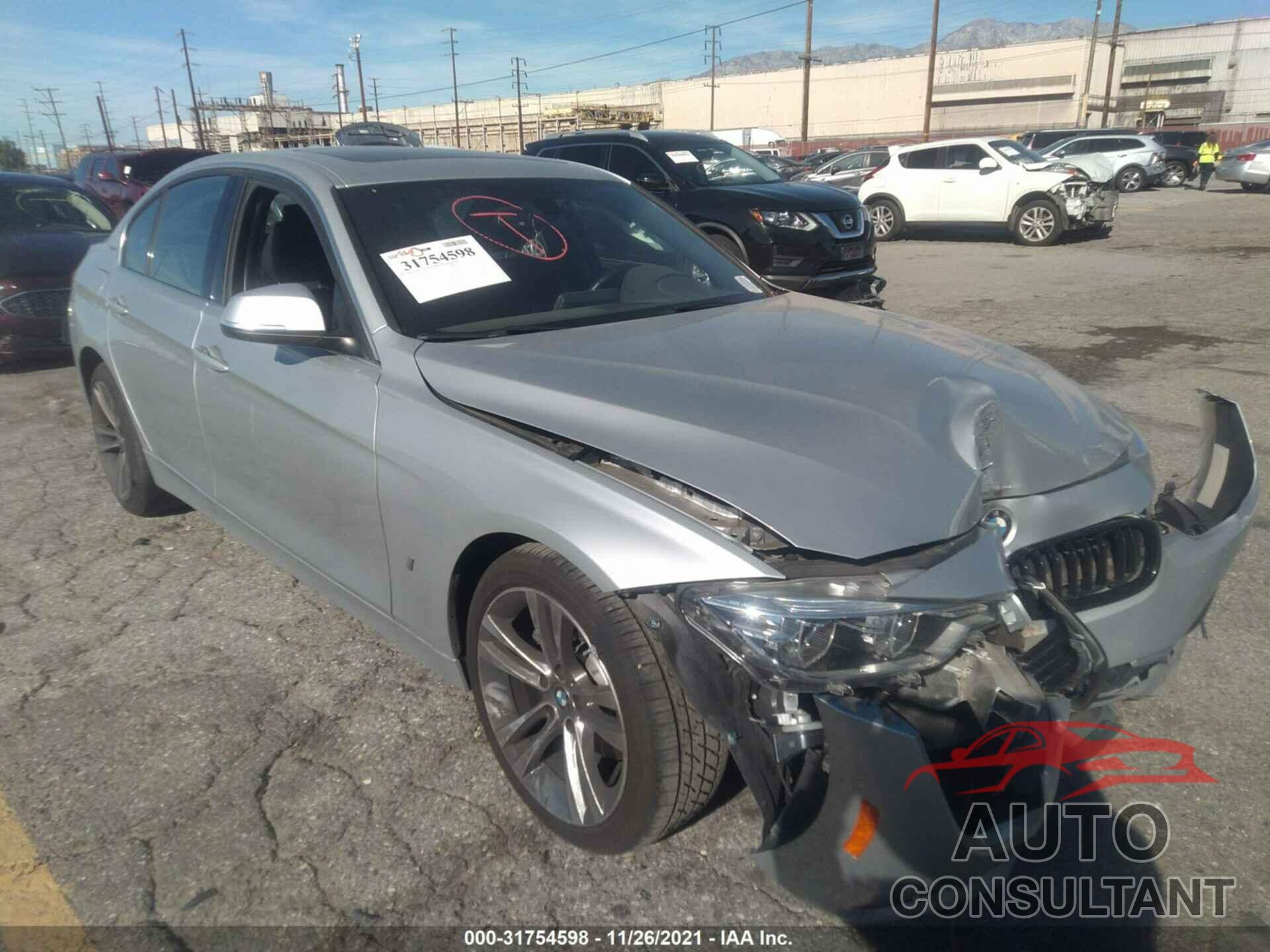 BMW 3 SERIES 2018 - WBA8E1C56JA762999