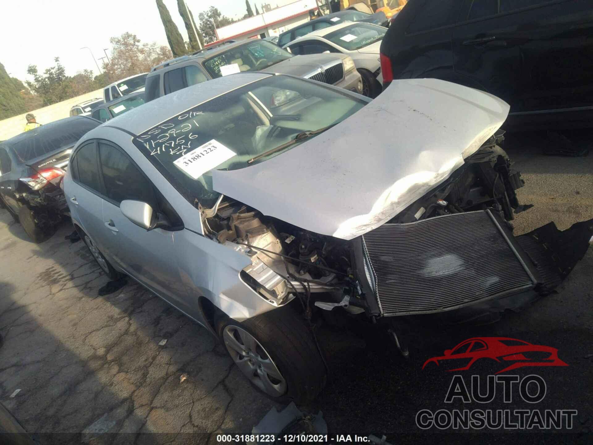 KIA FORTE 2017 - 3KPFK4A76HE066028