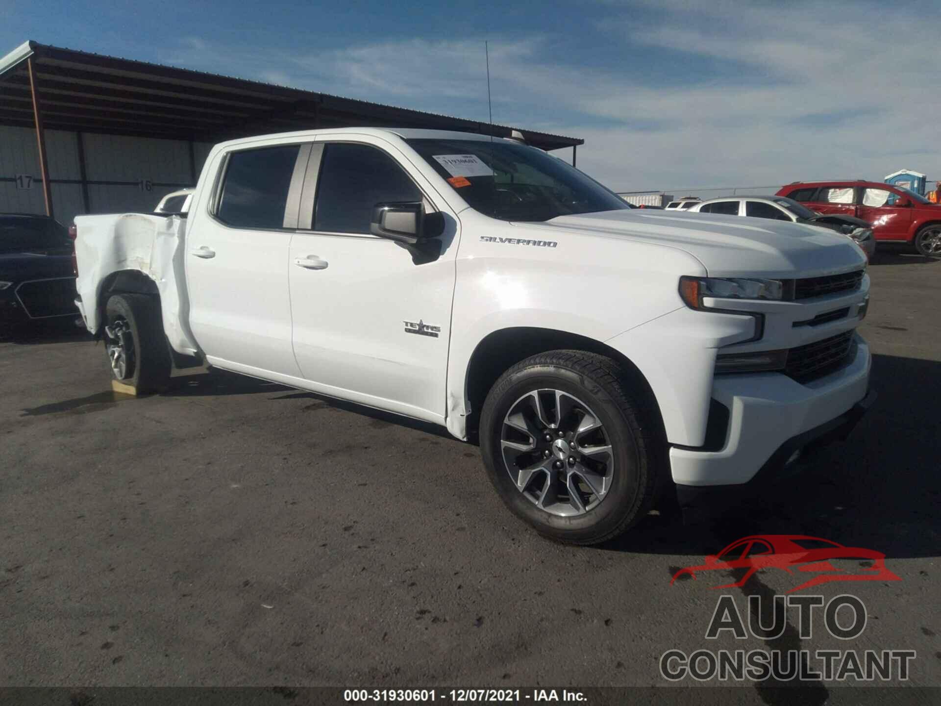 CHEVROLET SILVERADO 1500 2021 - 3GCPWDED3MG348652