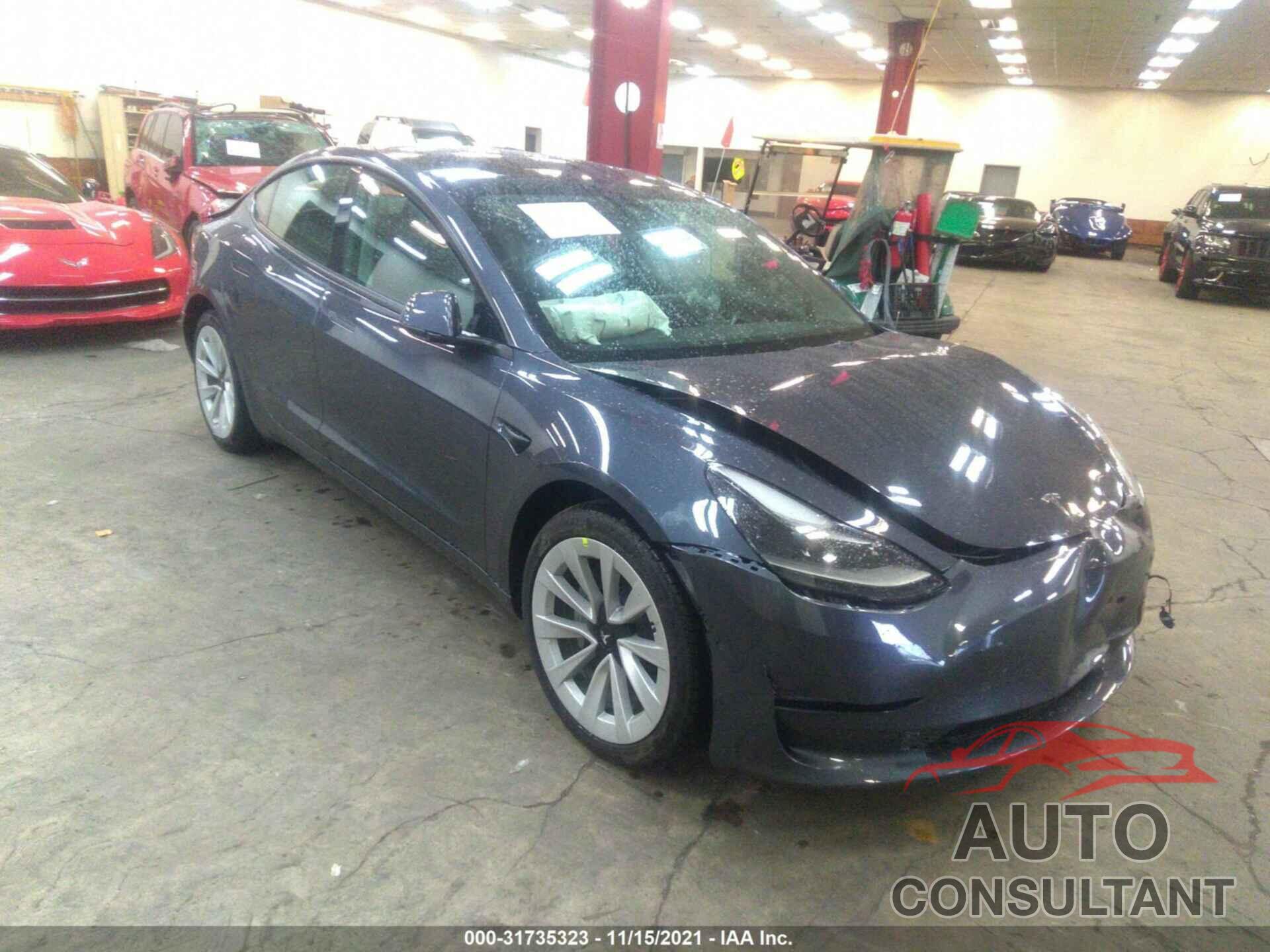 TESLA MODEL 3 2022 - 5YJ3E1EB8NF103223