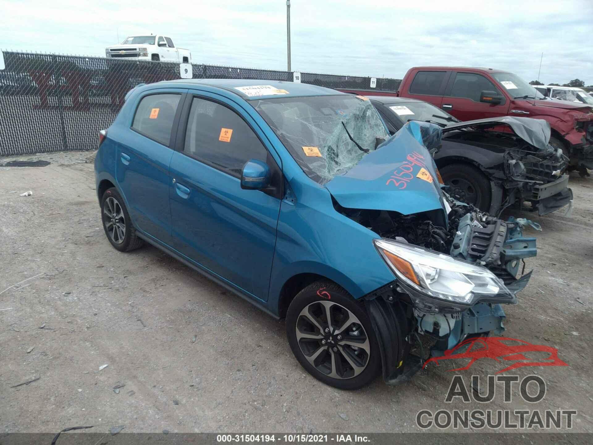 MITSUBISHI MIRAGE 2021 - ML32AWHJ8MH006838