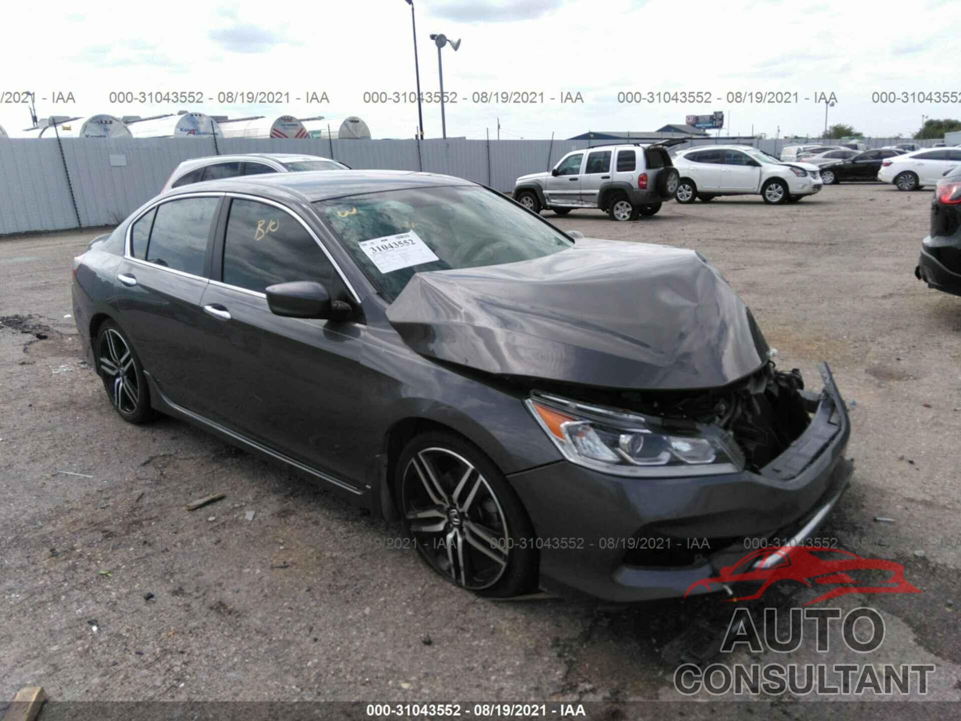 HONDA ACCORD SEDAN 2017 - 1HGCR2F11HA300796