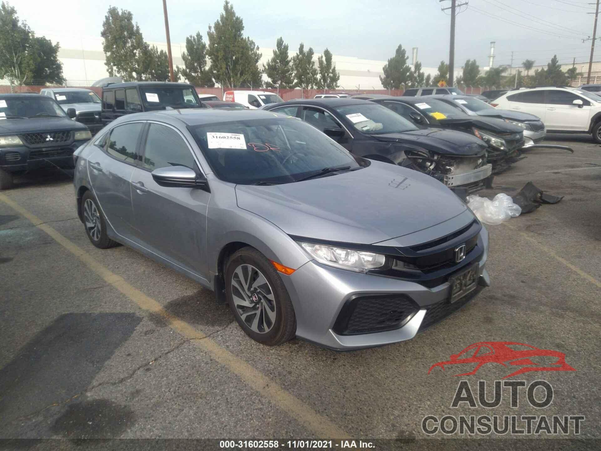 HONDA CIVIC HATCHBACK 2018 - SHHFK7H27JU424313