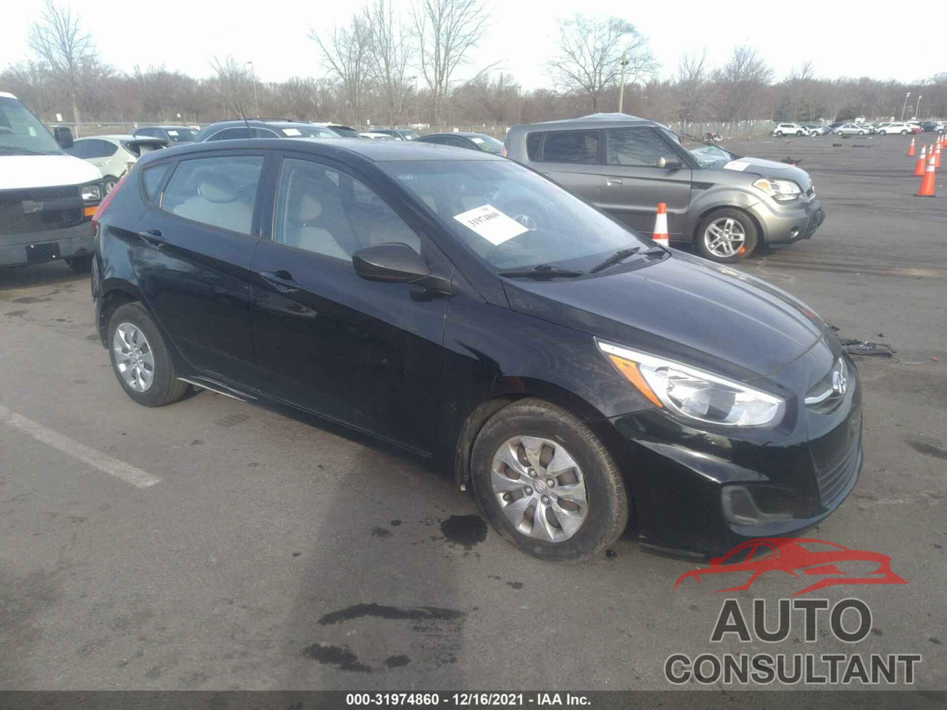 HYUNDAI ACCENT 2017 - KMHCT5AE9HU310806