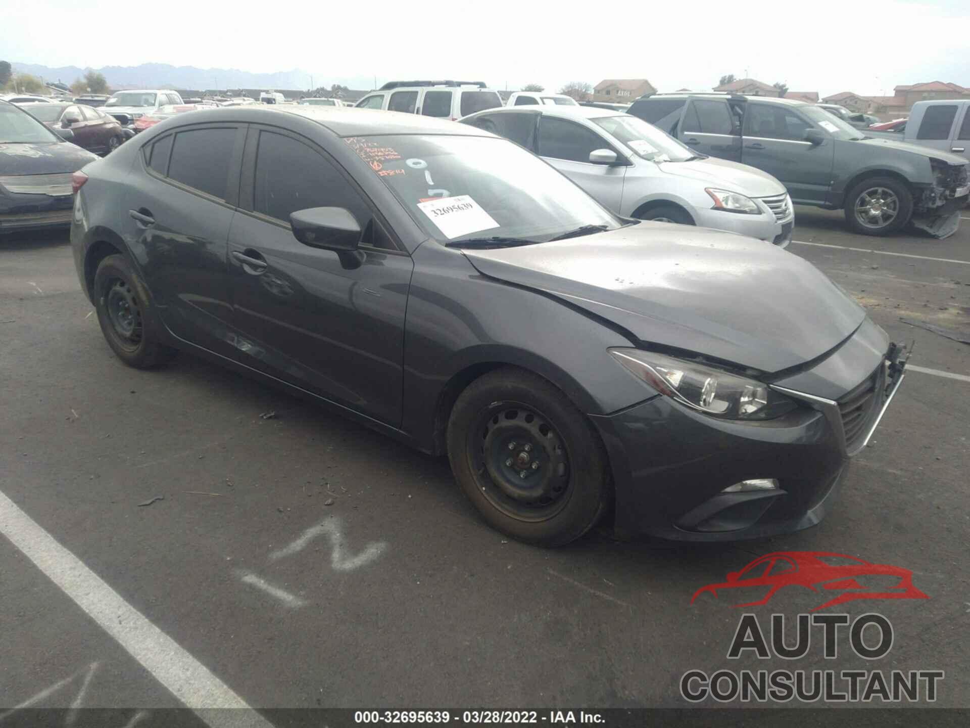 MAZDA MAZDA3 2016 - JM1BM1T78G1351030