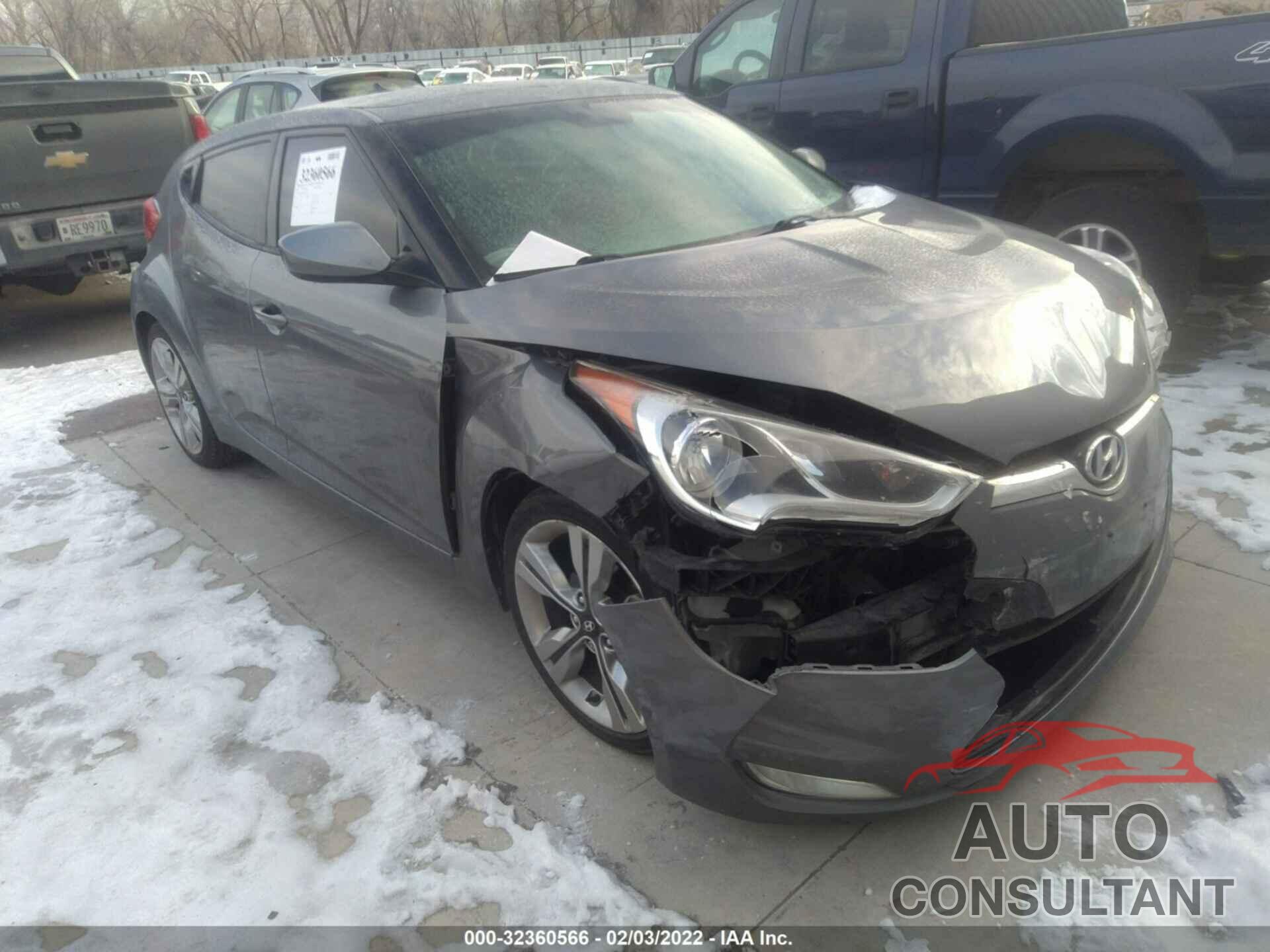 HYUNDAI VELOSTER 2016 - KMHTC6AD0GU270515