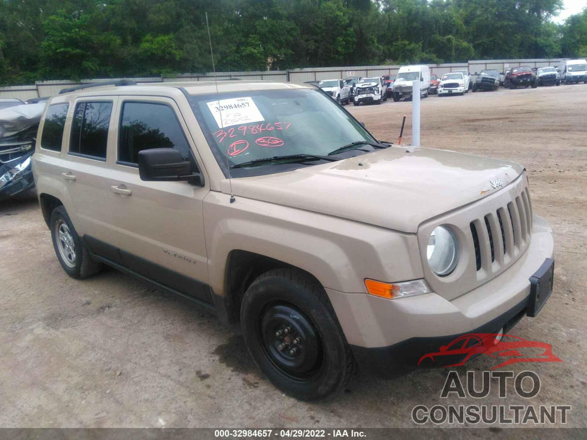 JEEP PATRIOT 2016 - 1C4NJPBB8GD800798