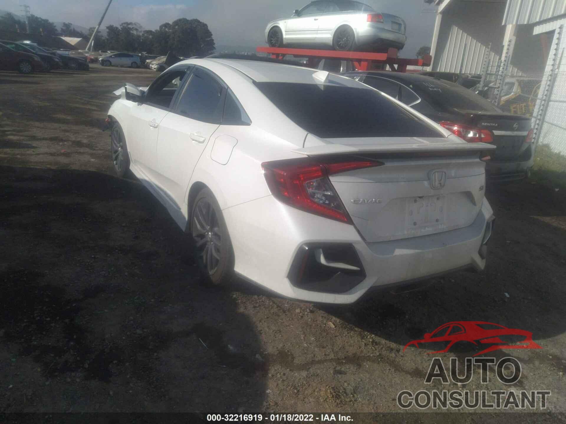 HONDA CIVIC SI SEDAN 2020 - 2HGFC1E55LH707642