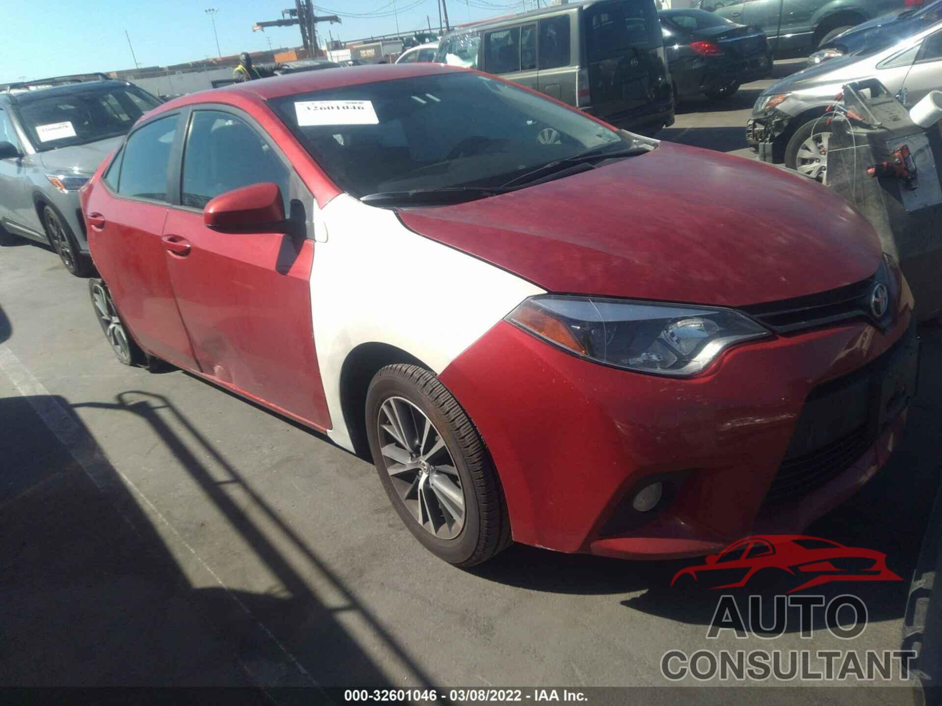 TOYOTA COROLLA 2016 - 5YFBURHE7GP524585