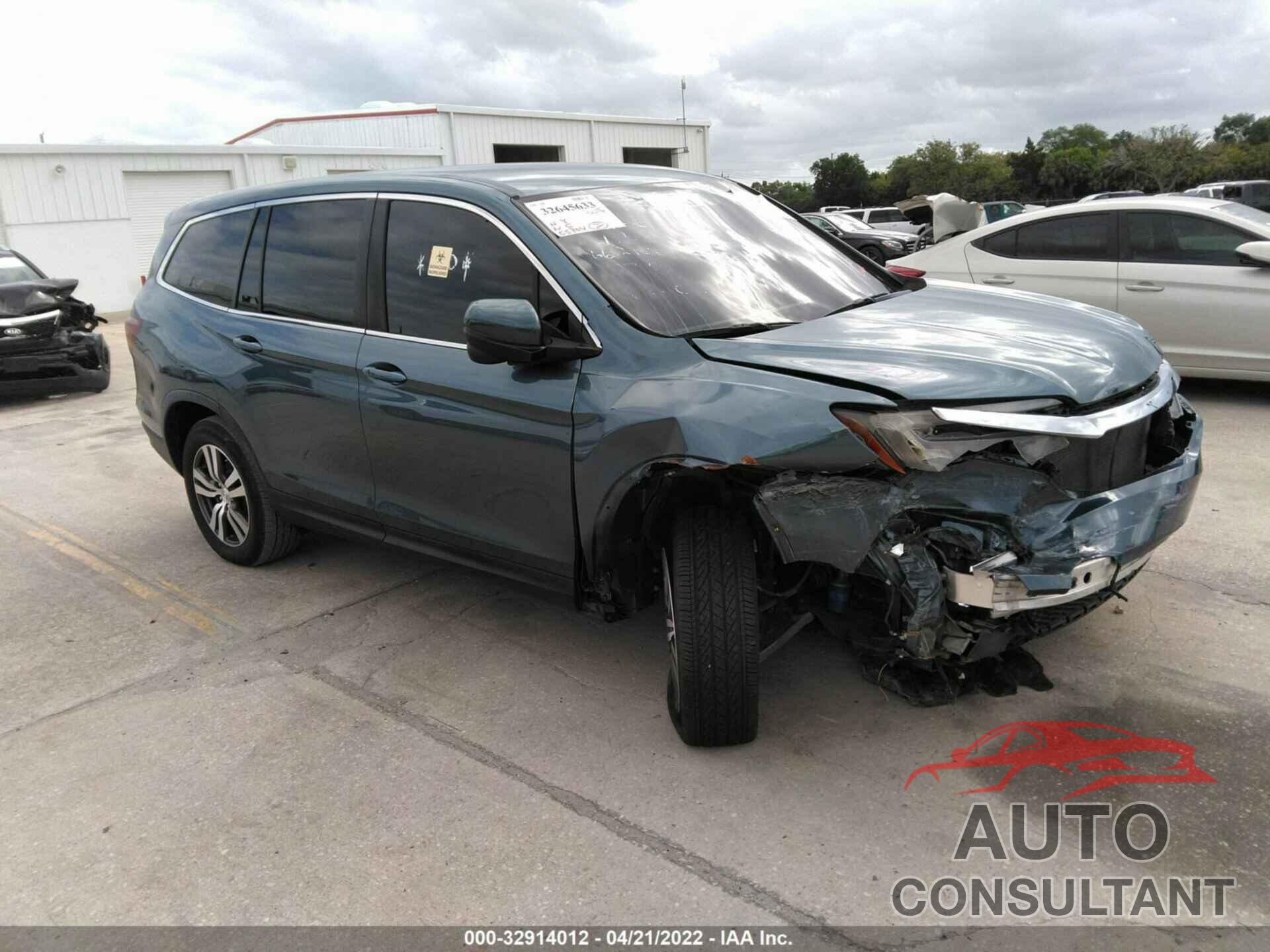 HONDA PILOT 2016 - 5FNYF5H31GB020282
