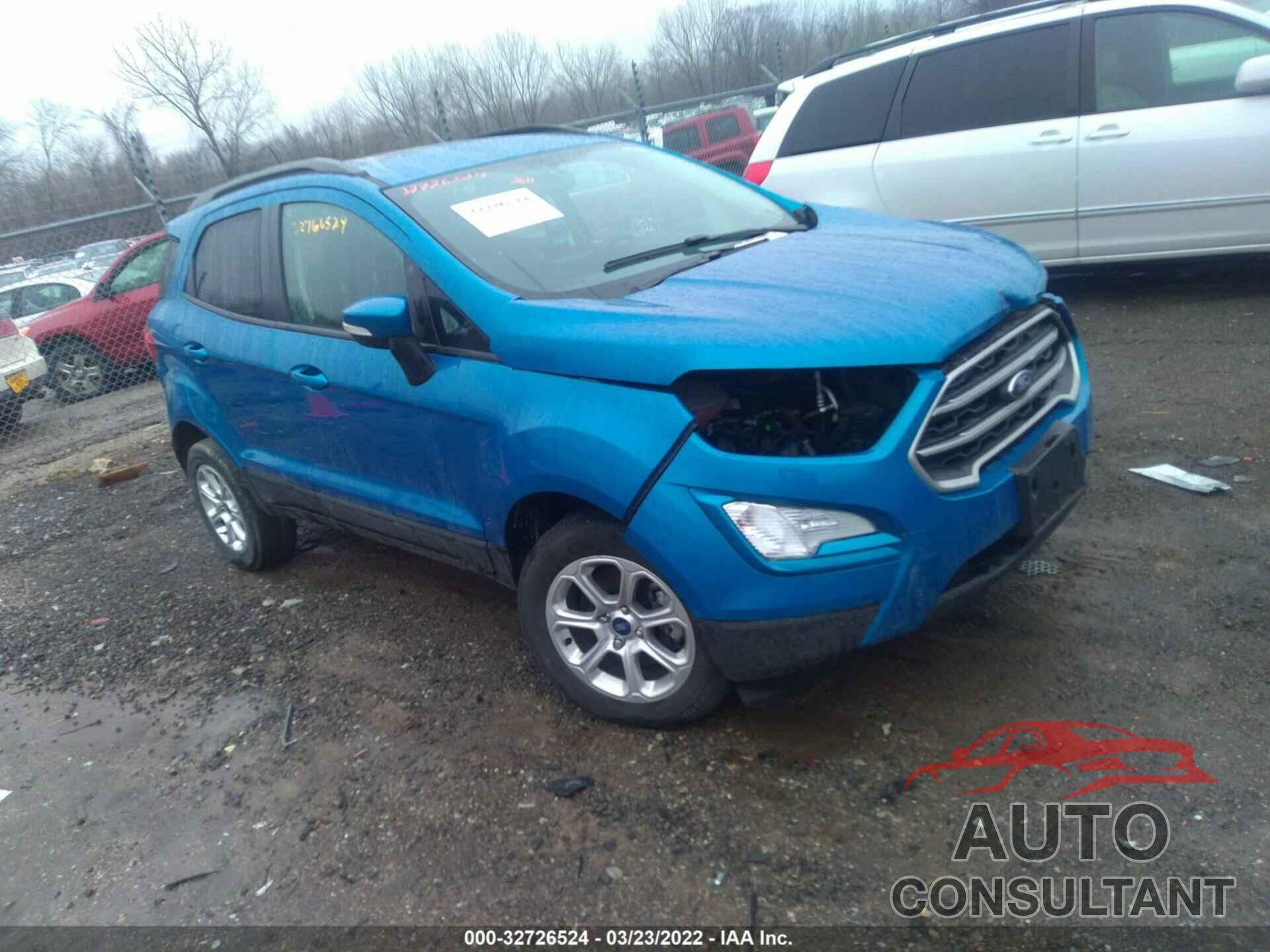 FORD ECOSPORT 2019 - MAJ6S3GL5KC288949