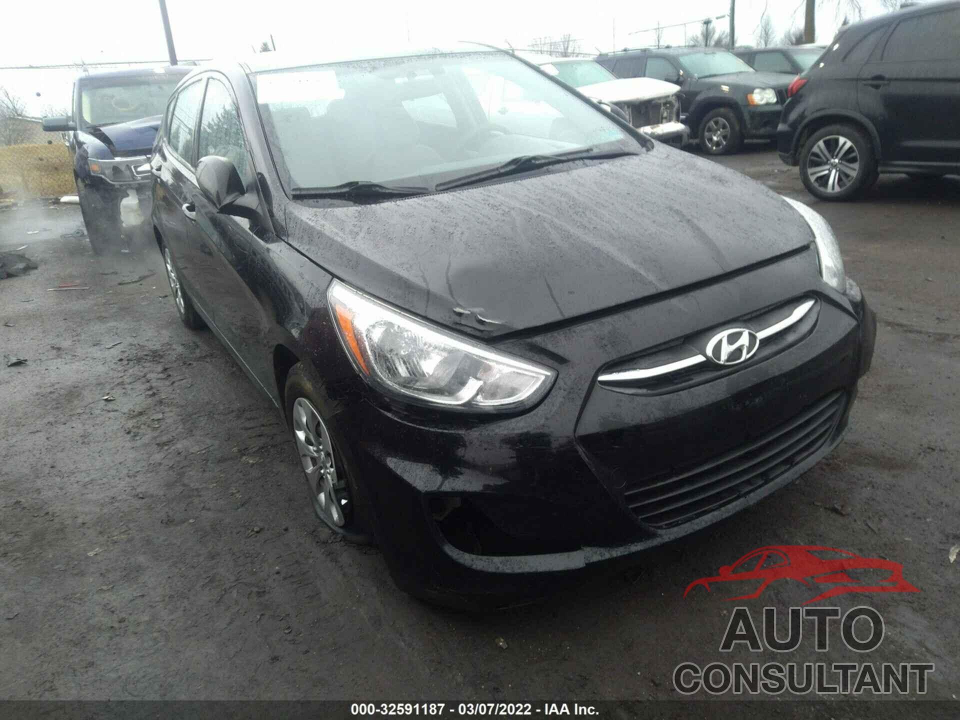 HYUNDAI ACCENT 2016 - KMHCT5AE3GU274691