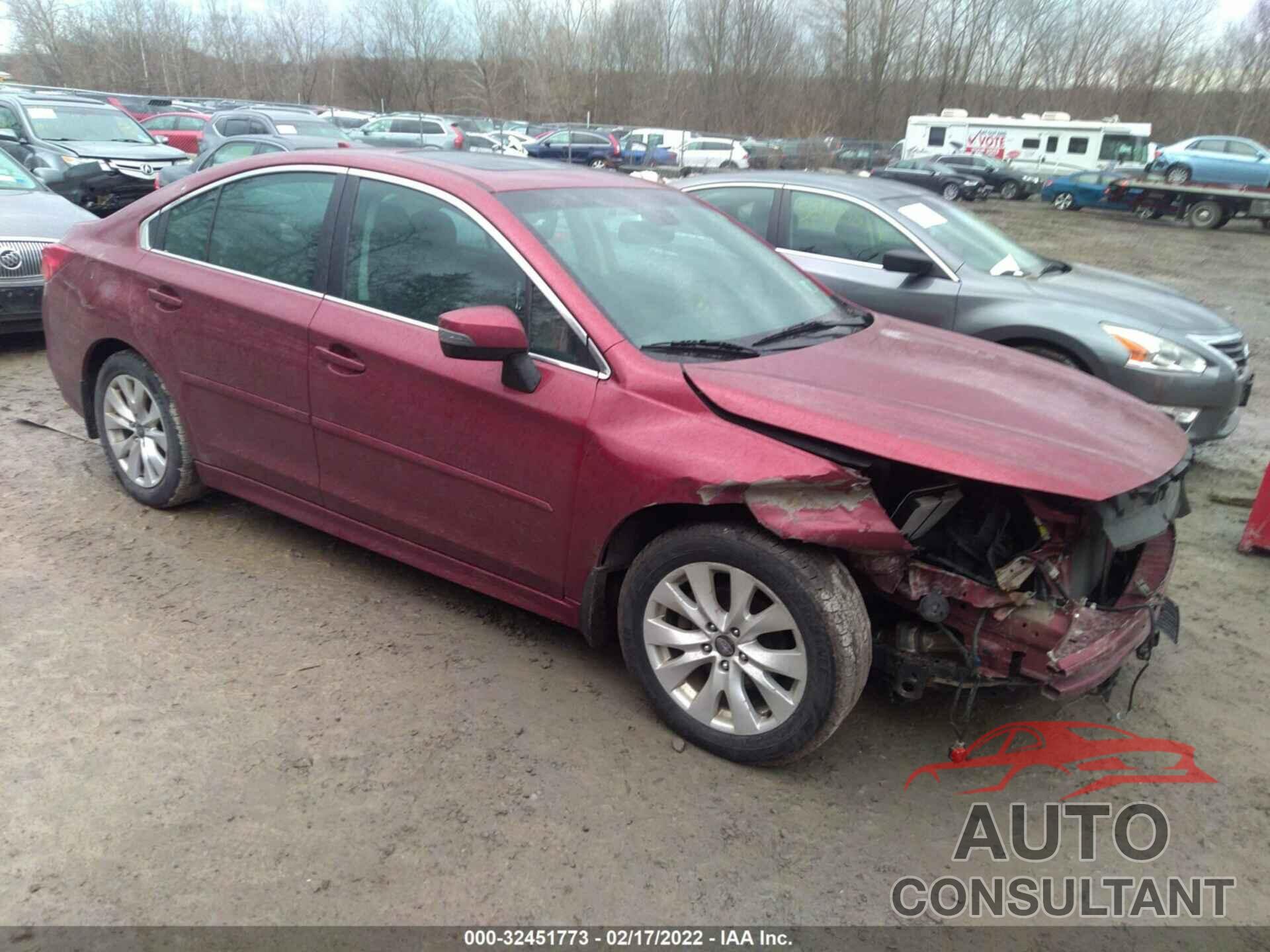 SUBARU LEGACY 2016 - 4S3BNAH65G3063158