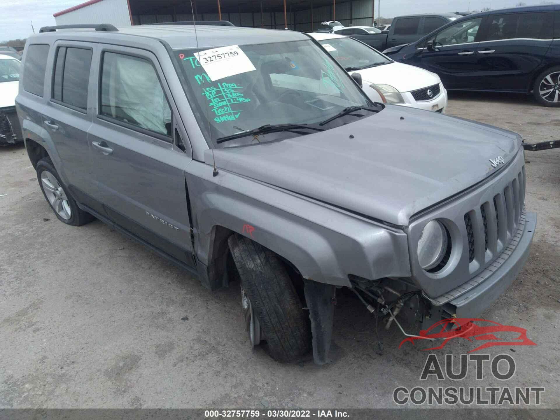 JEEP PATRIOT 2016 - 1C4NJPFA7GD582225