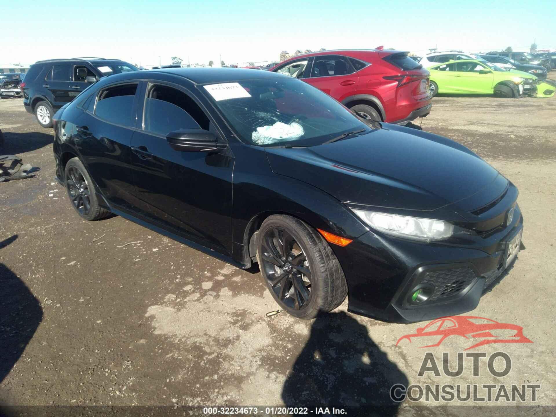 HONDA CIVIC HATCHBACK 2018 - SHHFK7H45JU417247