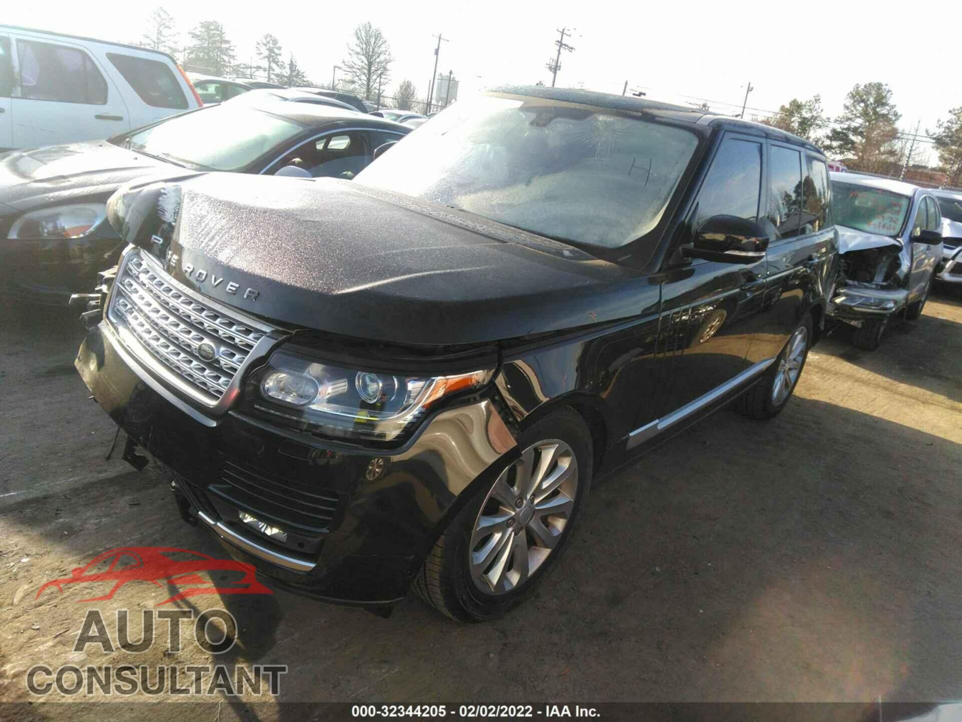 LAND ROVER RANGE ROVER 2016 - SALGS2VF6GA268761