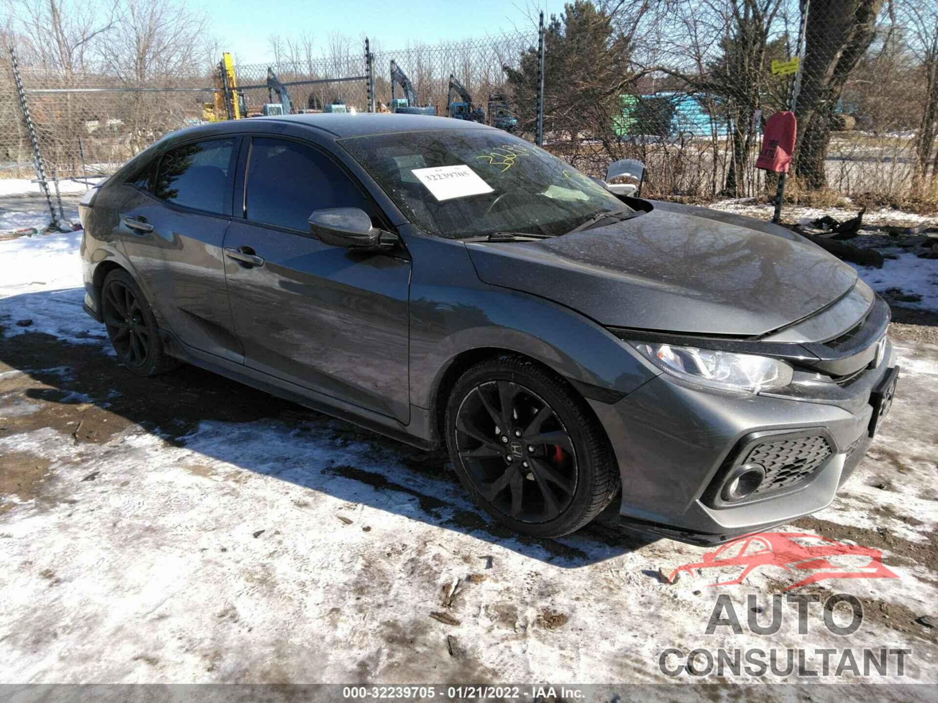 HONDA CIVIC HATCHBACK 2017 - SHHFK7H48HU224519