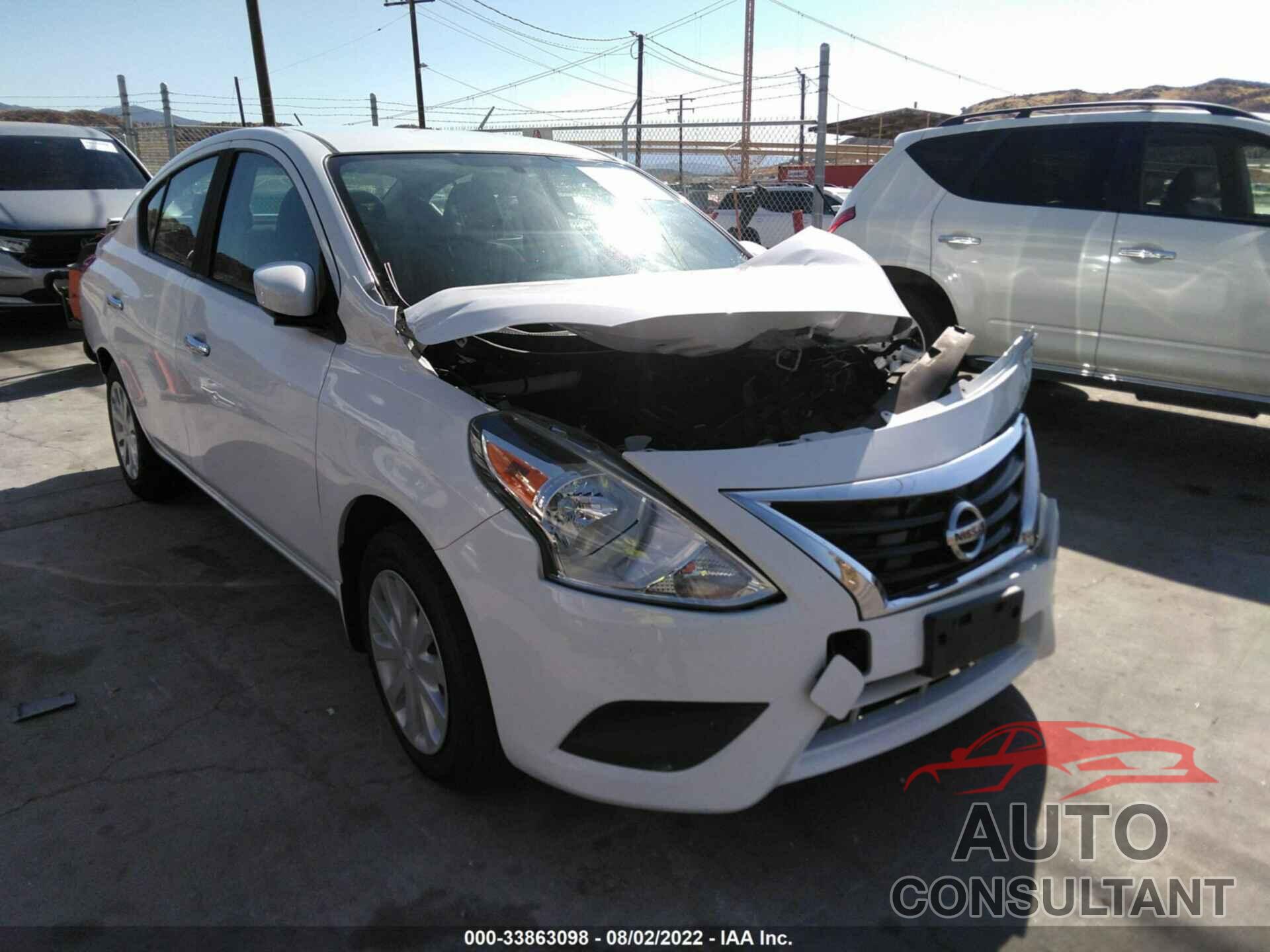 NISSAN VERSA 2016 - 3N1CN7AP7GL893027