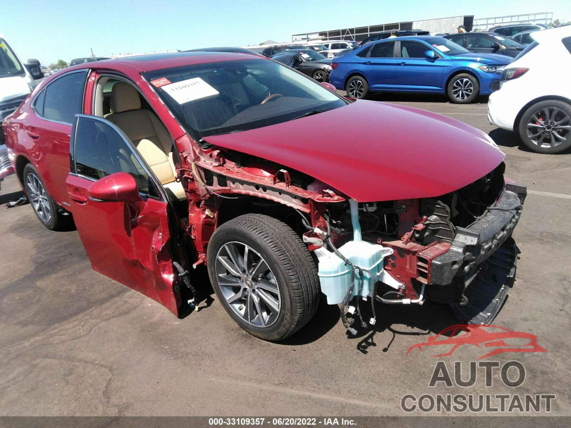 LEXUS ES 300H 2016 - JTHBW1GG2G2121125
