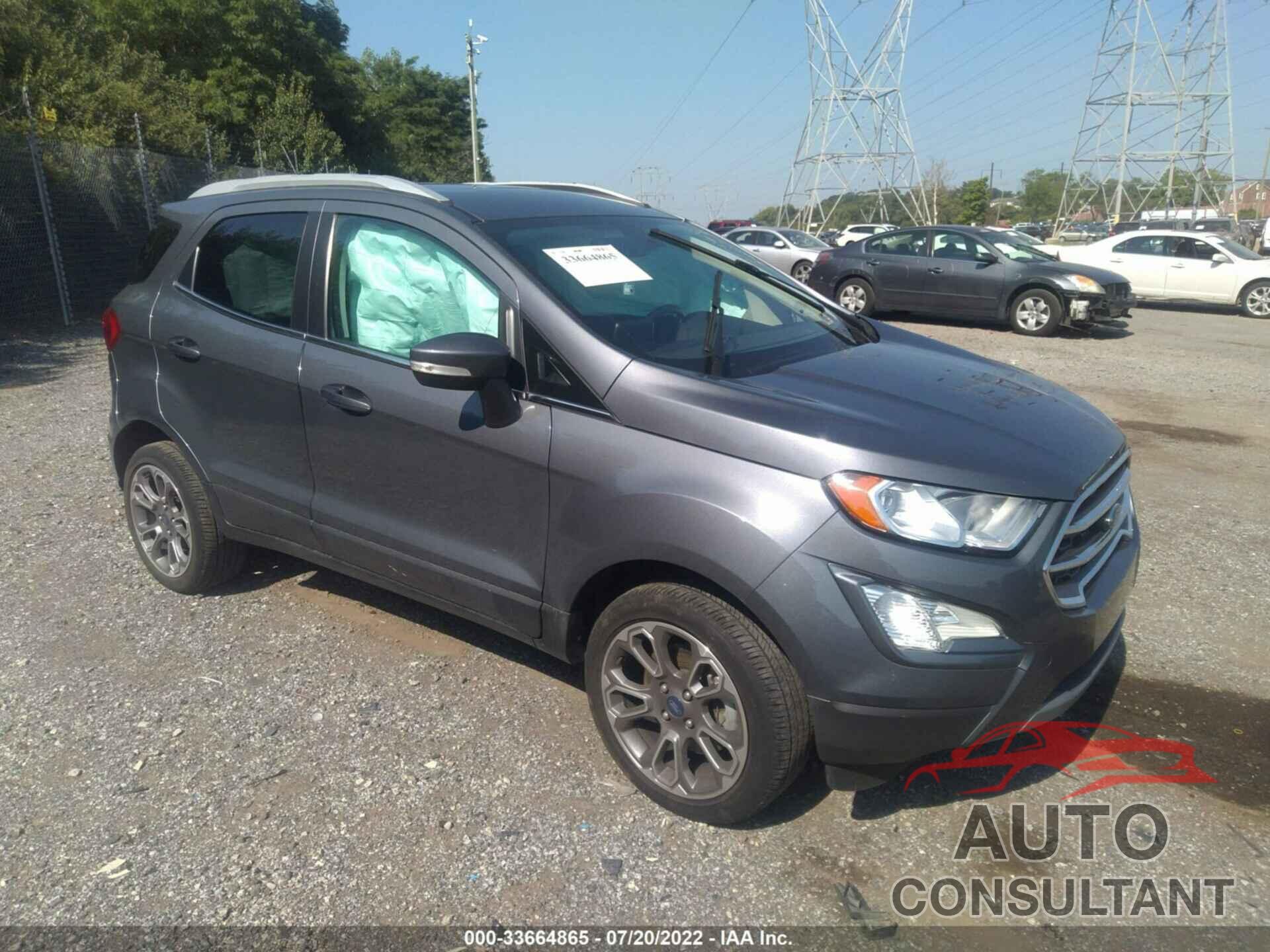 FORD ECOSPORT 2019 - MAJ6S3KL1KC292228