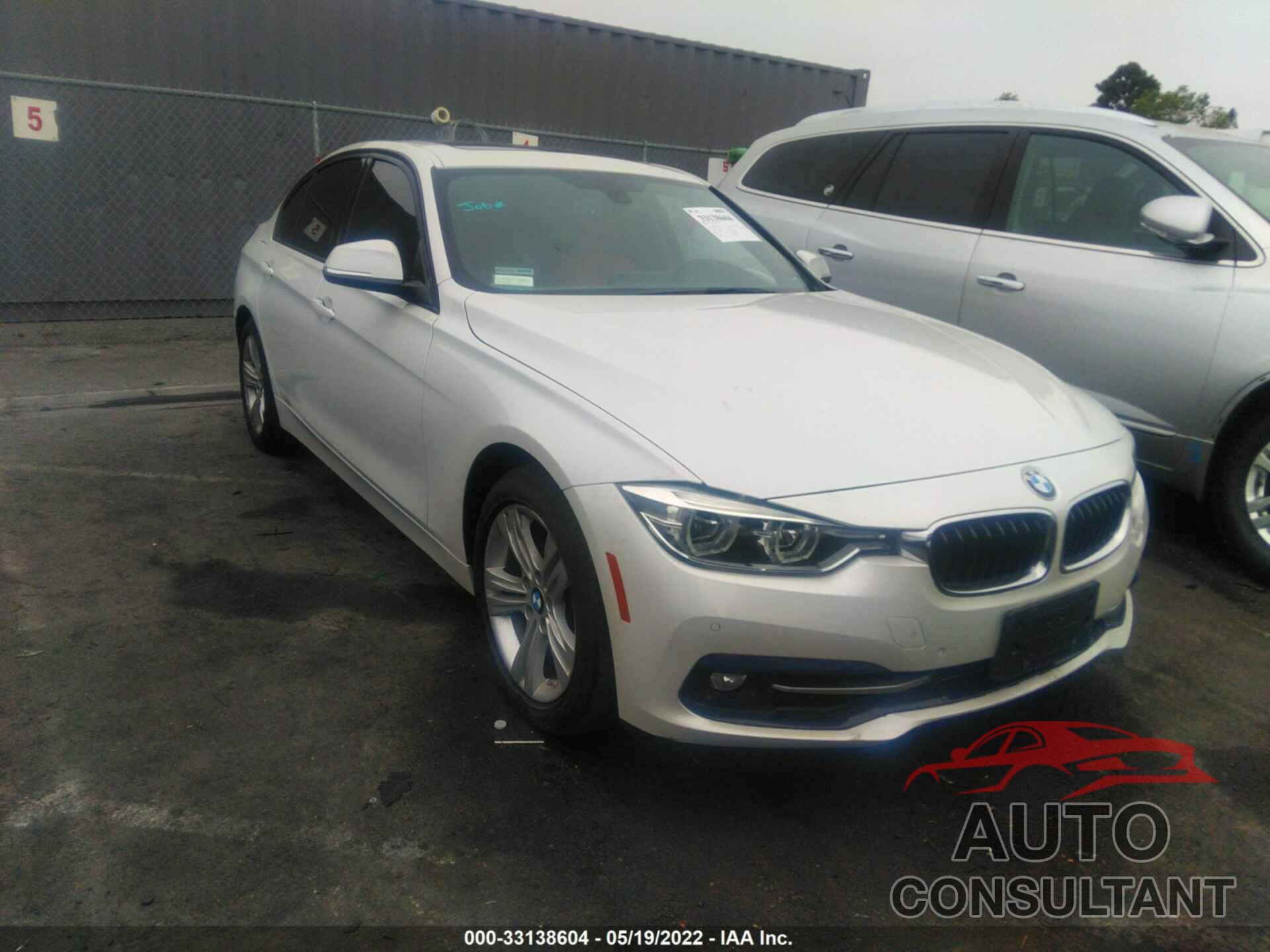 BMW 3 SERIES 2016 - WBA8E3G59GNT75256