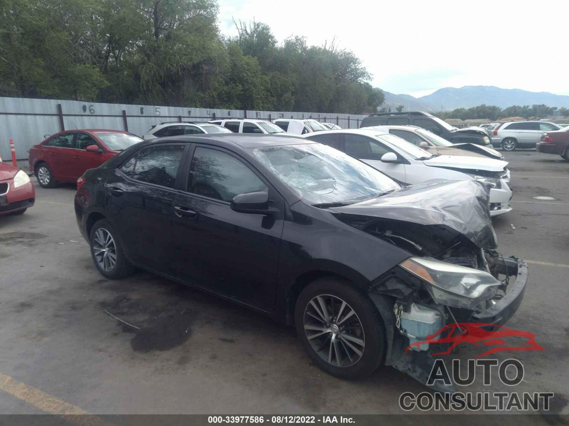 TOYOTA COROLLA 2016 - 2T1BURHE4GC625745