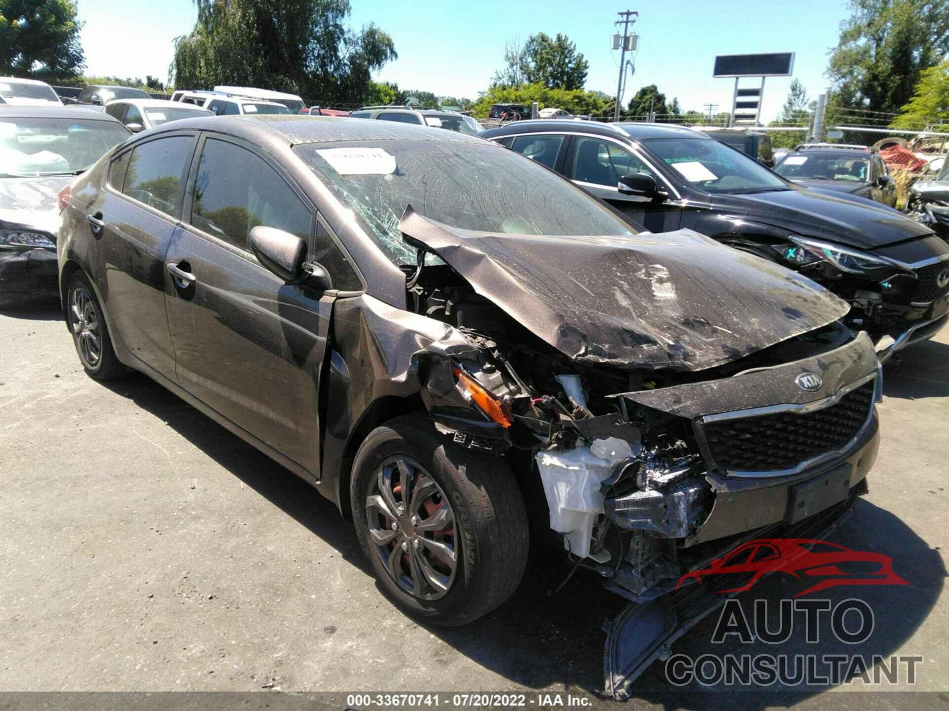 KIA FORTE 2017 - 3KPFK4A77HE157308