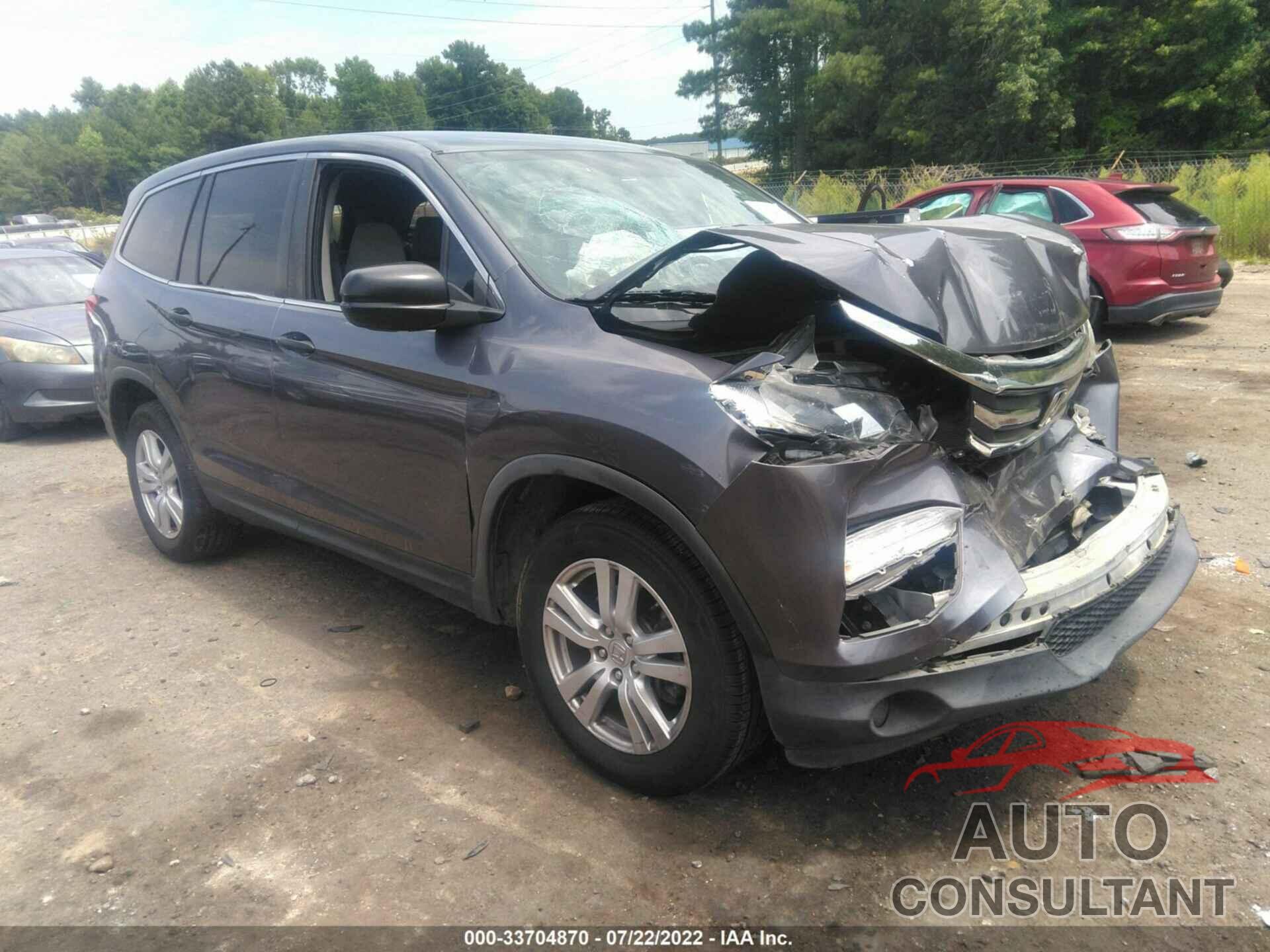 HONDA PILOT 2016 - 5FNYF5H13GB057266