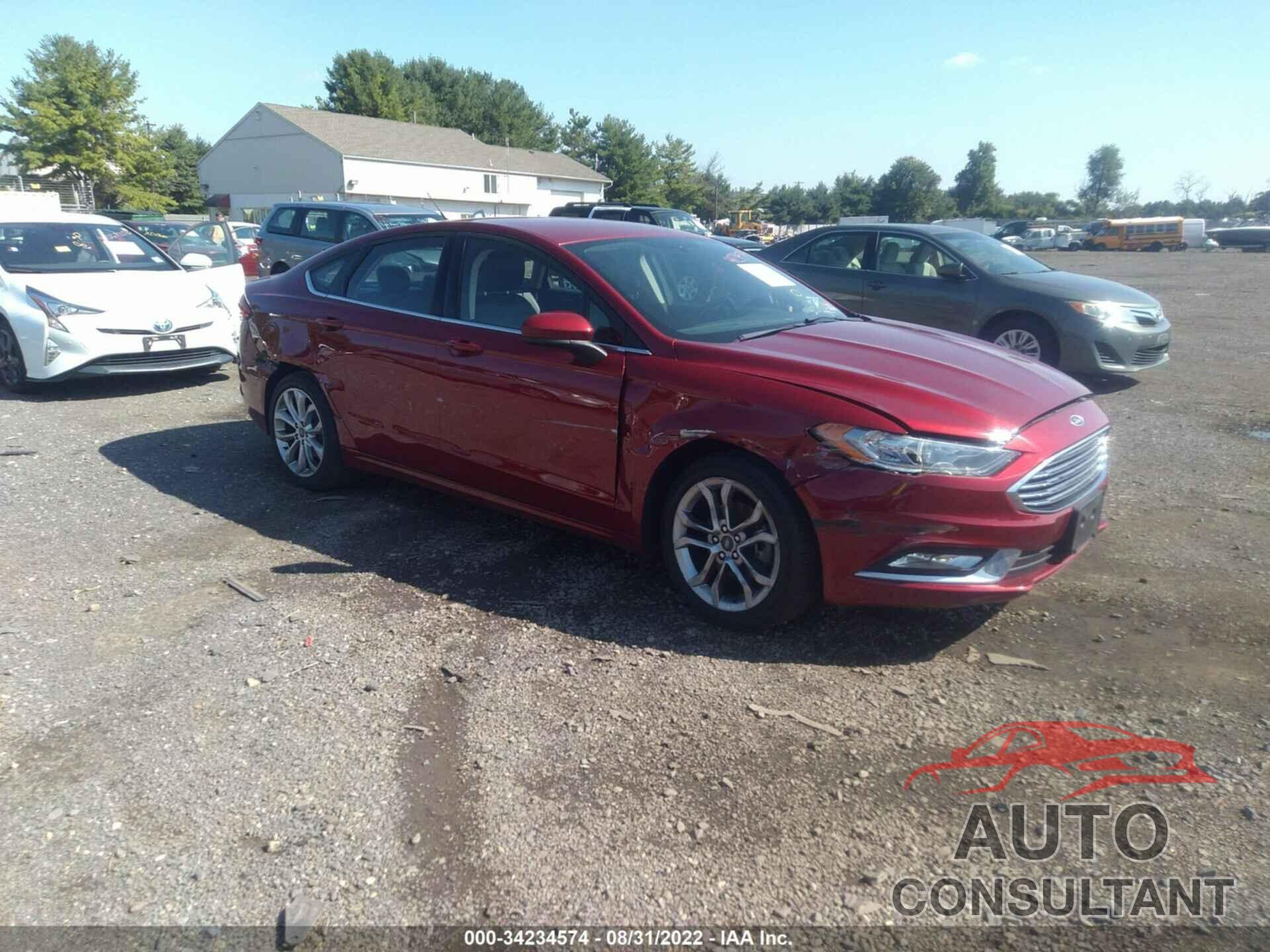 FORD FUSION 2017 - 3FA6P0T97HR289251