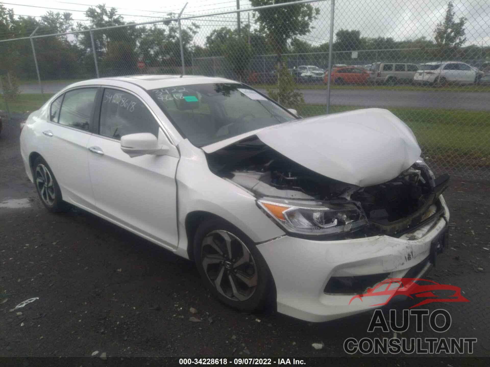 HONDA ACCORD SEDAN 2016 - 1HGCR2F94GA084561