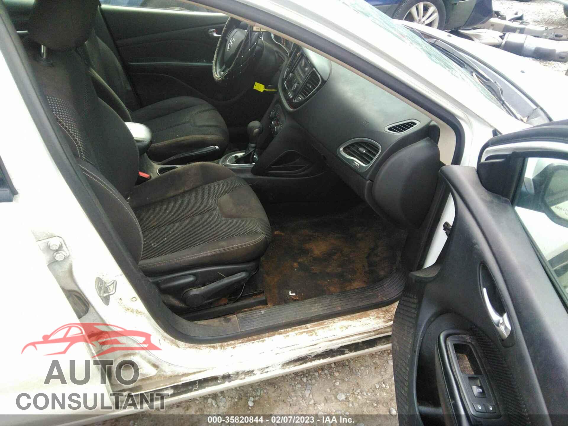 DODGE DART 2015 - 1C3CDFBB2FD129267