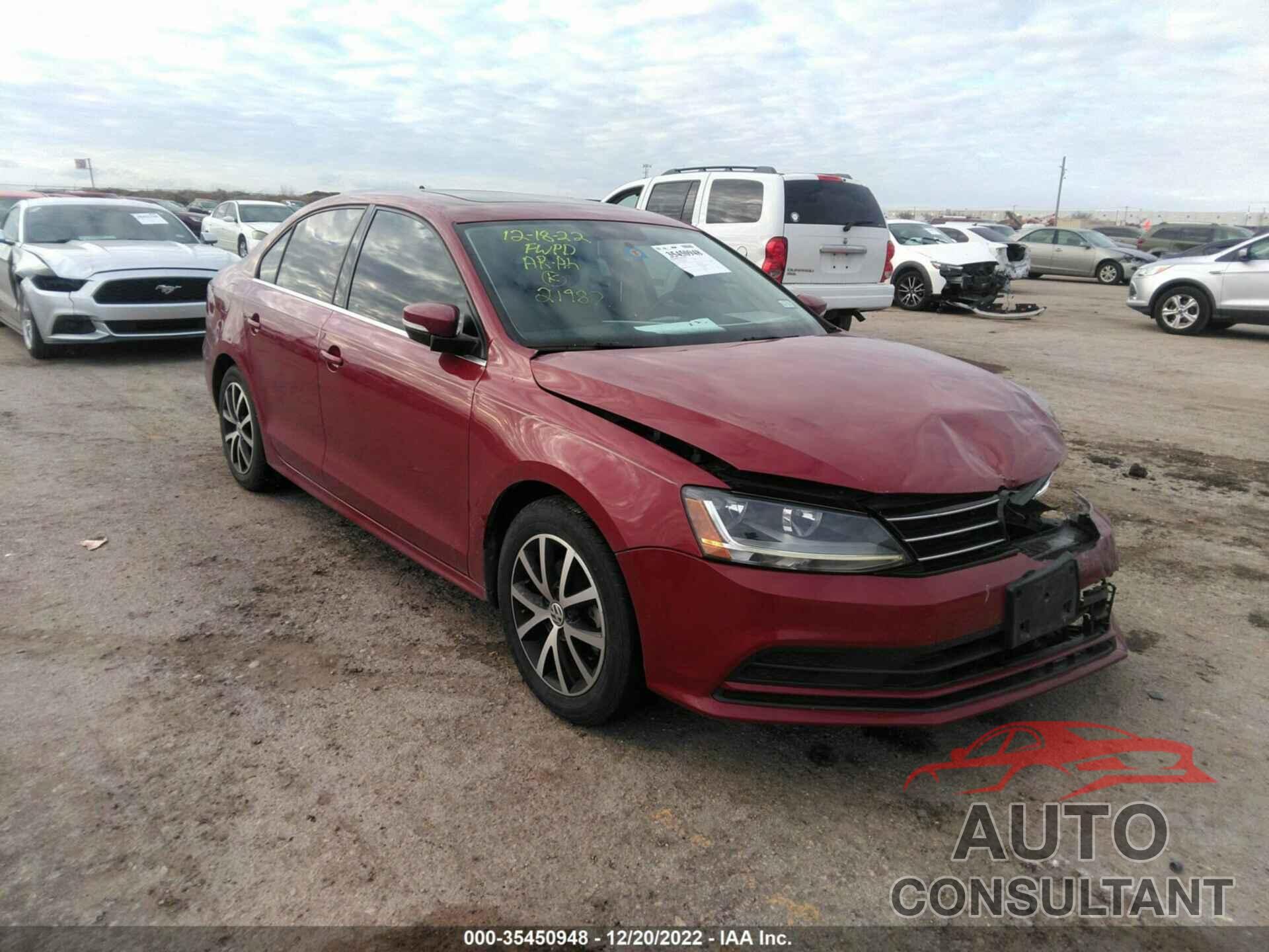 VOLKSWAGEN JETTA 2017 - 3VWDB7AJ6HM230286