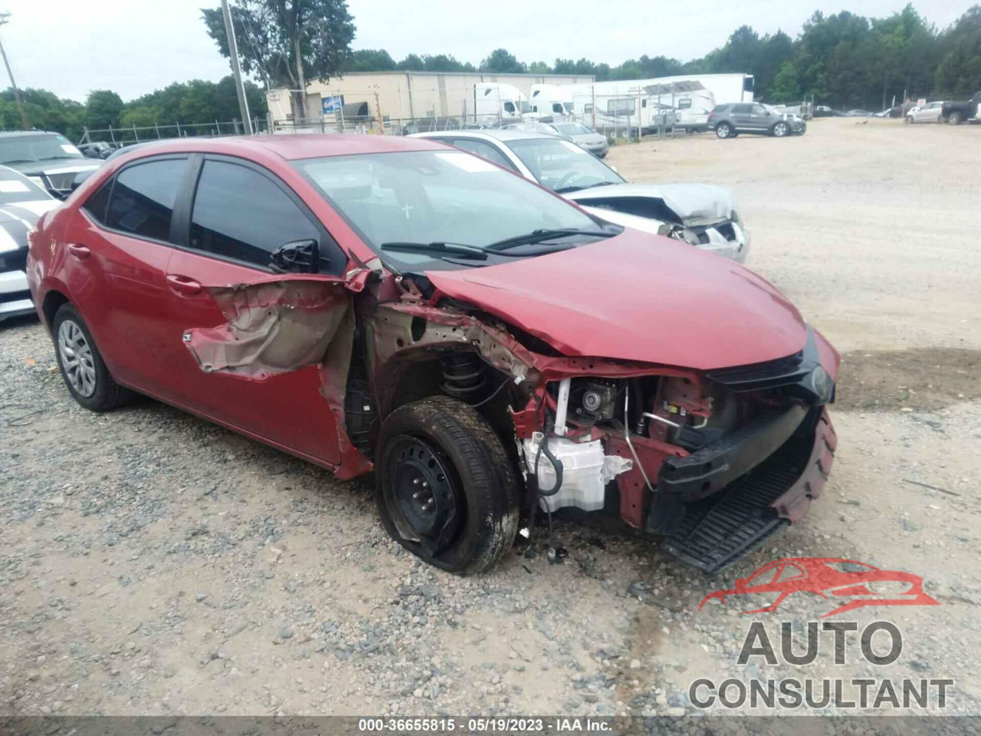 TOYOTA COROLLA 2017 - 2T1BURHE6HC802510