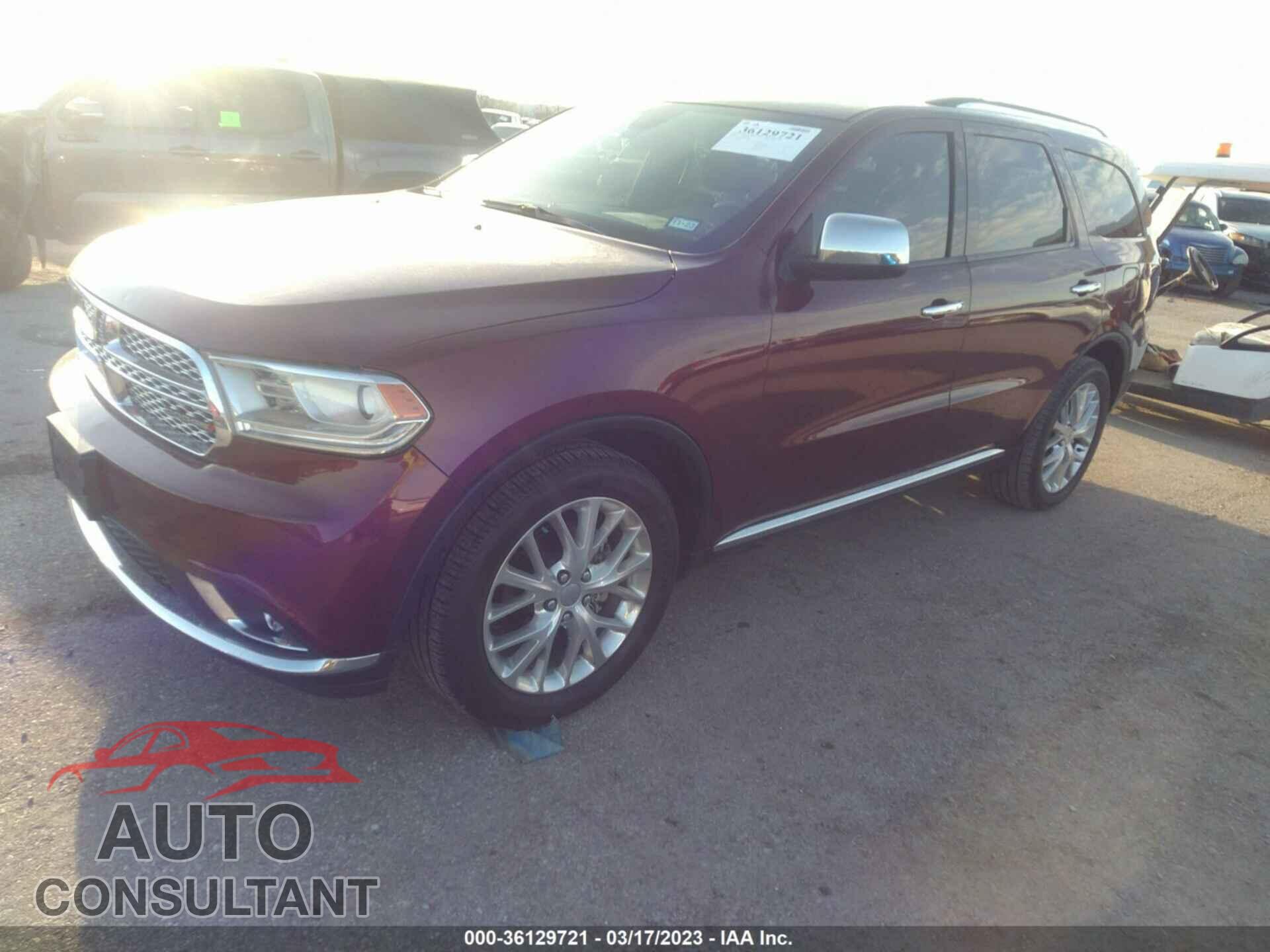 DODGE DURANGO 2017 - 1C4RDHAG1HC680622
