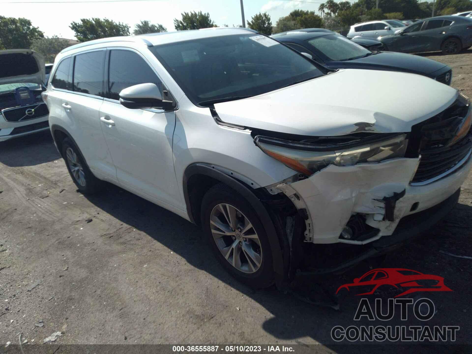 TOYOTA HIGHLANDER 2015 - 5TDKKRFH7FS060321
