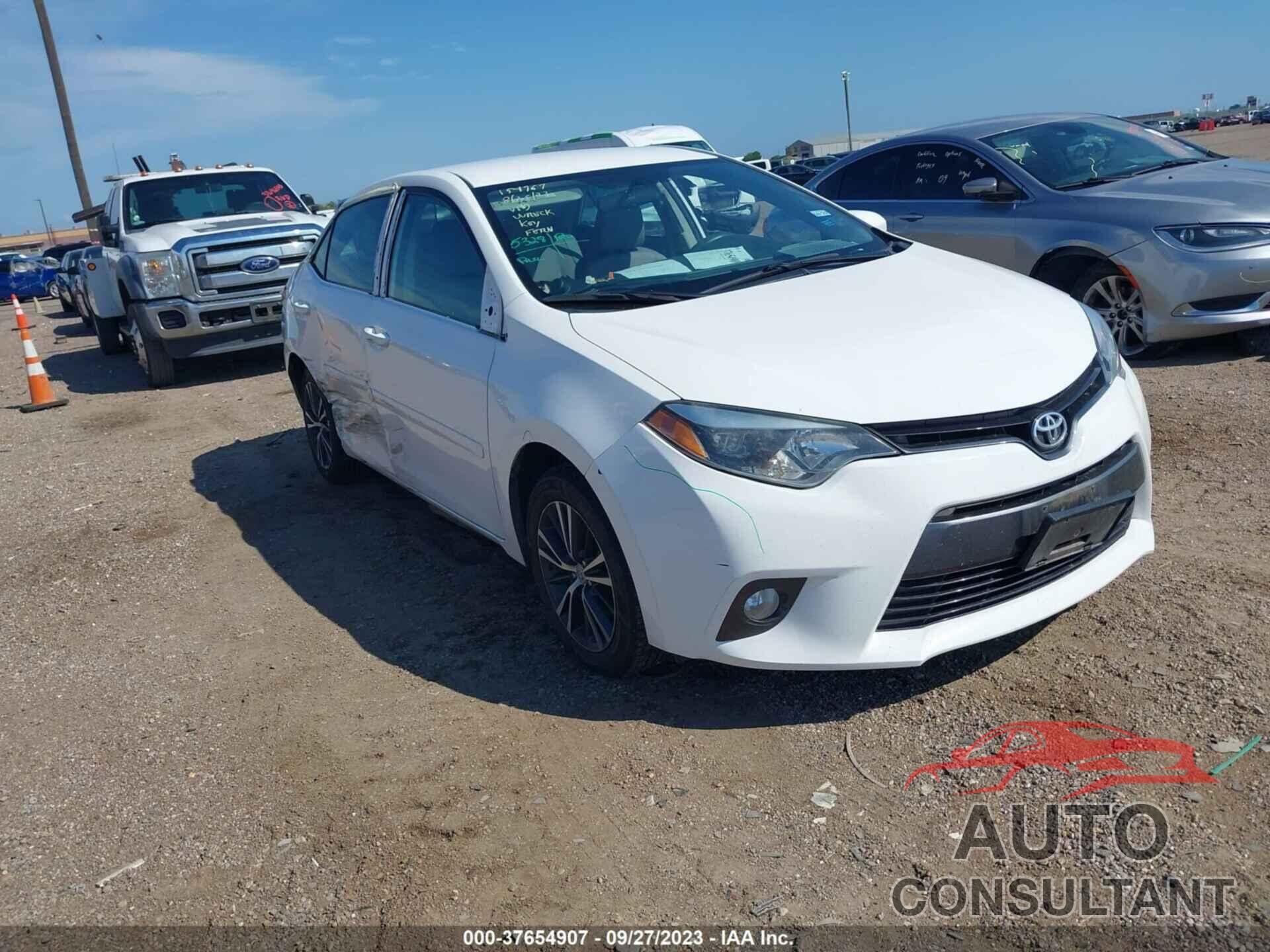 TOYOTA COROLLA 2016 - 5YFBURHE8GP553691
