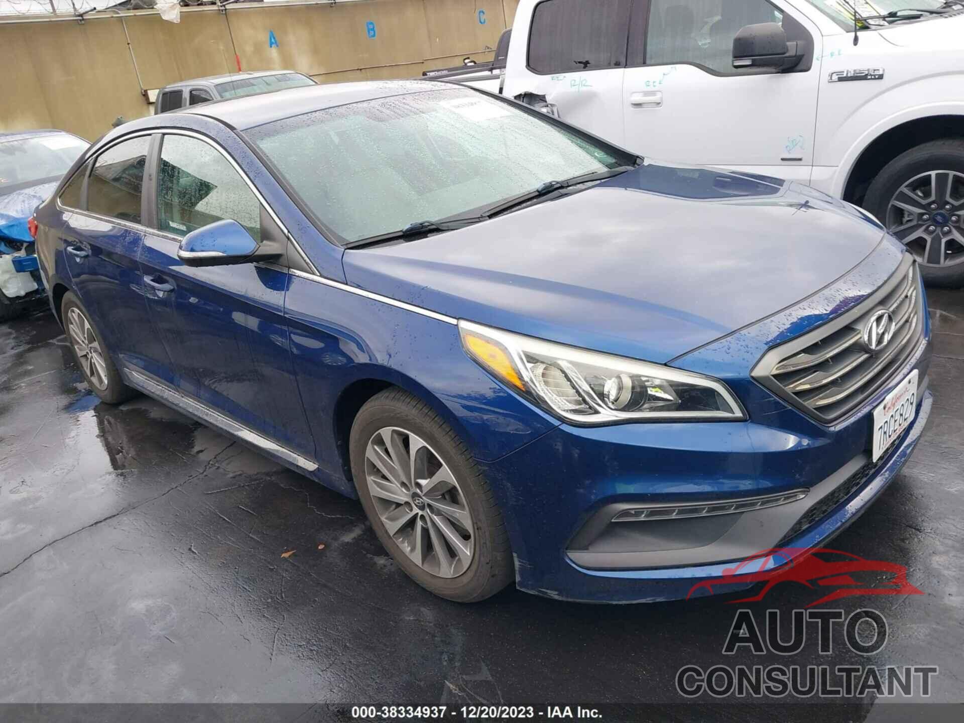 HYUNDAI SONATA 2016 - 5NPE34AF2GH267242