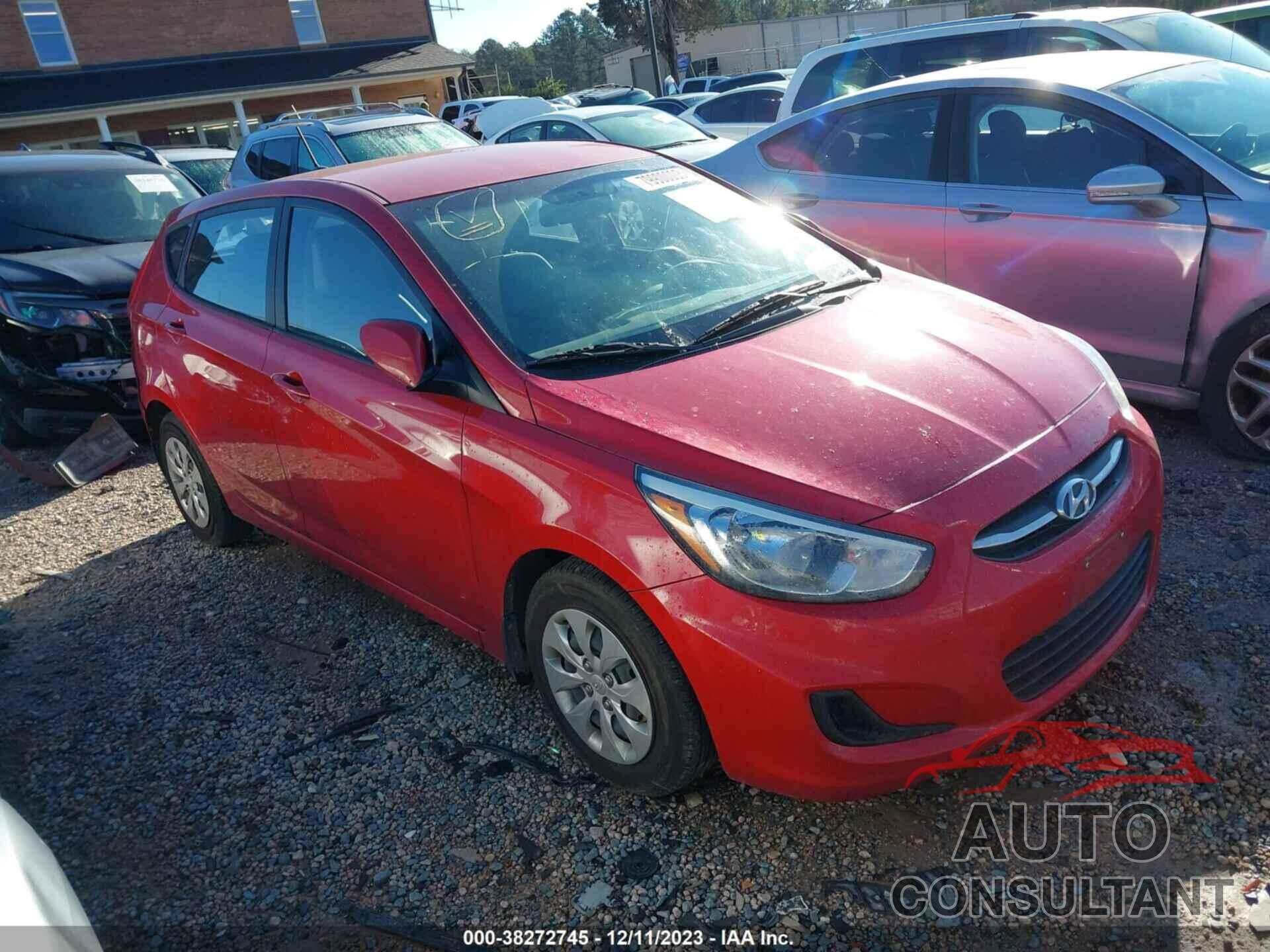 HYUNDAI ACCENT 2016 - KMHCT5AE3GU236877