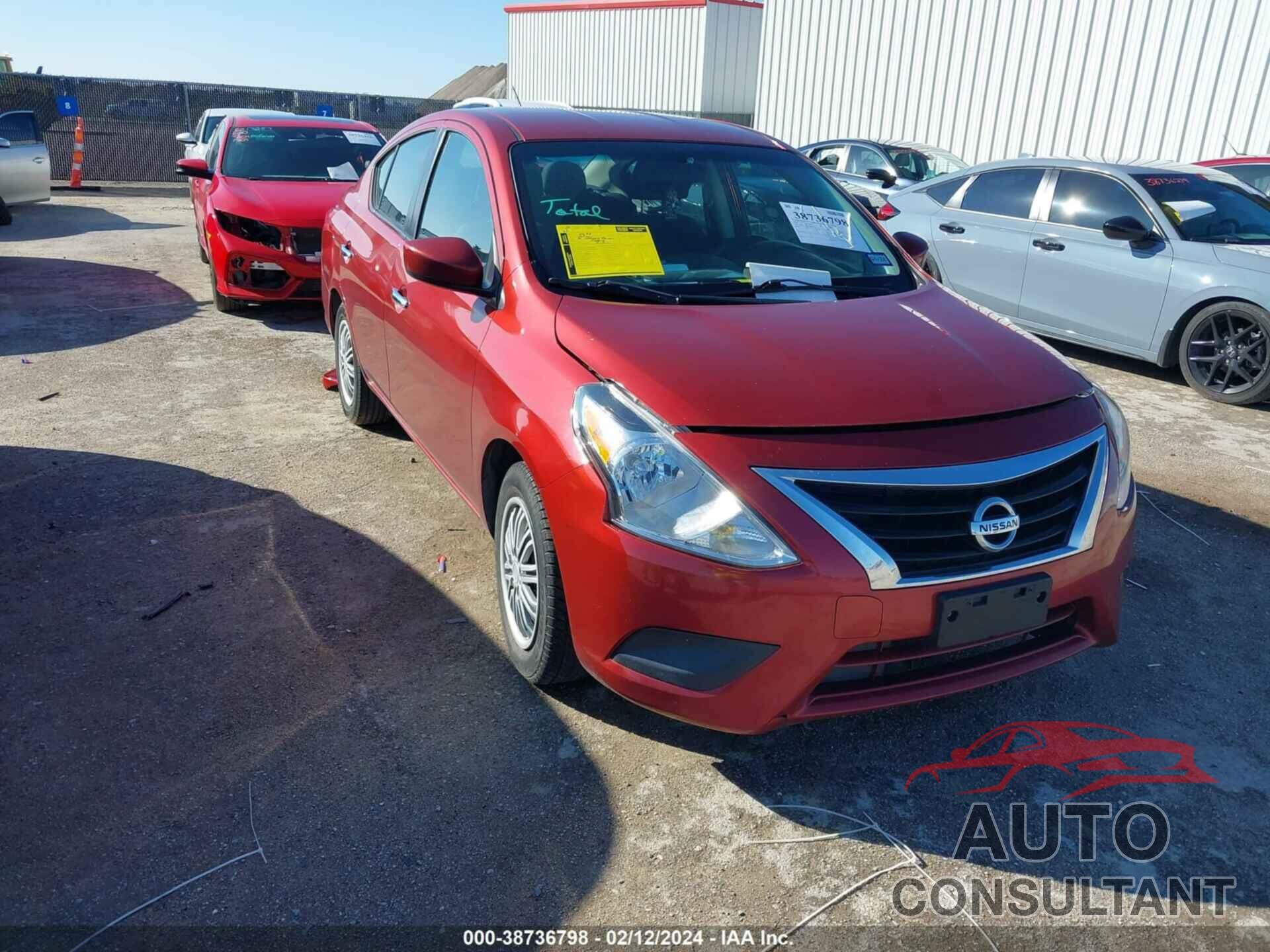 NISSAN VERSA 2019 - 3N1CN7AP8KL863639